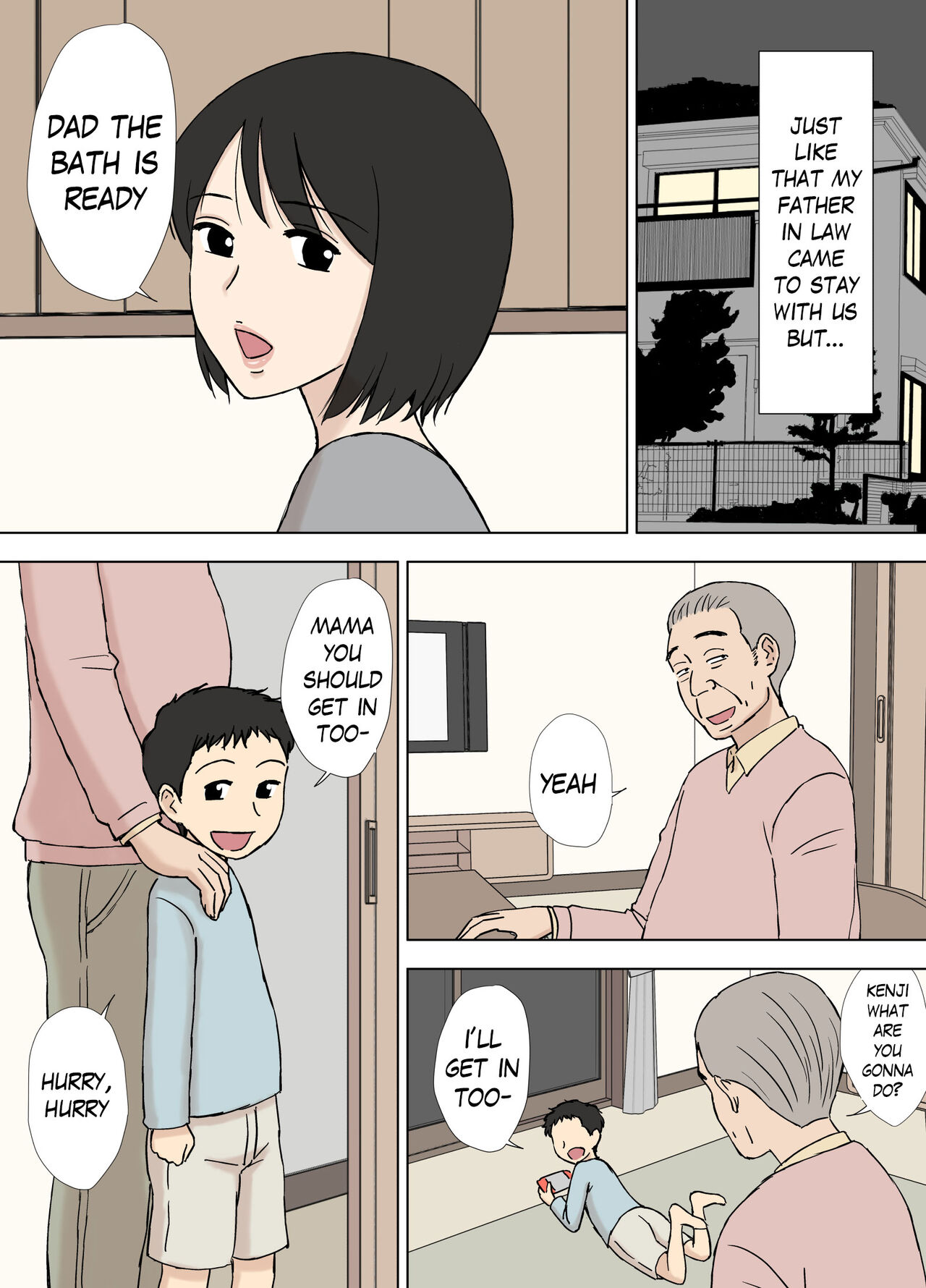 My Wife Still Bathes With Her Father.. | Tsuma ga Ima da ni Chichi Oya to Issho ni Fuuro ni Haitte irundaga page 6 full