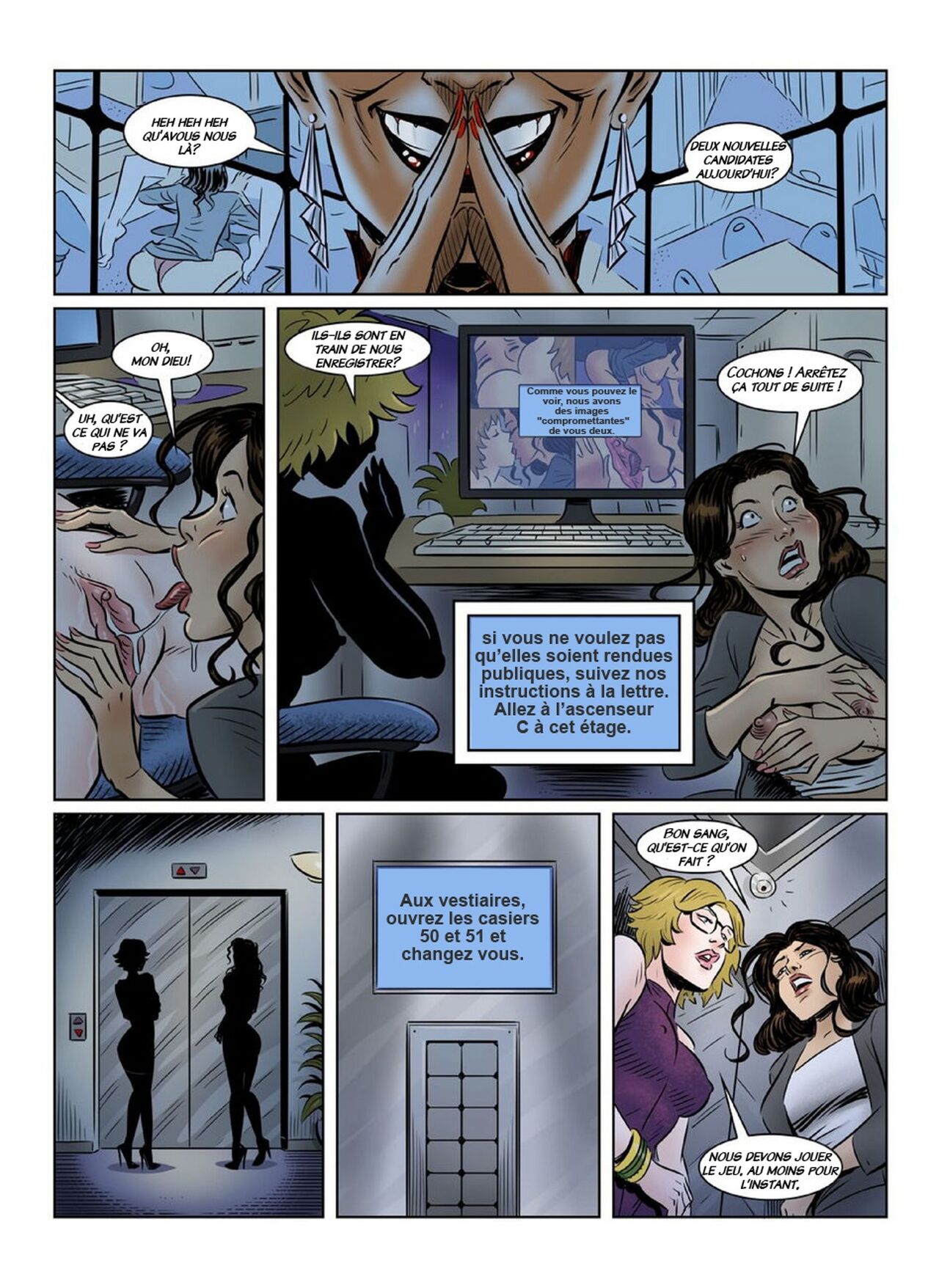 Coax - Blackmail - French page 3 full