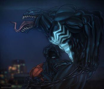 Venom + Spider-Man cover