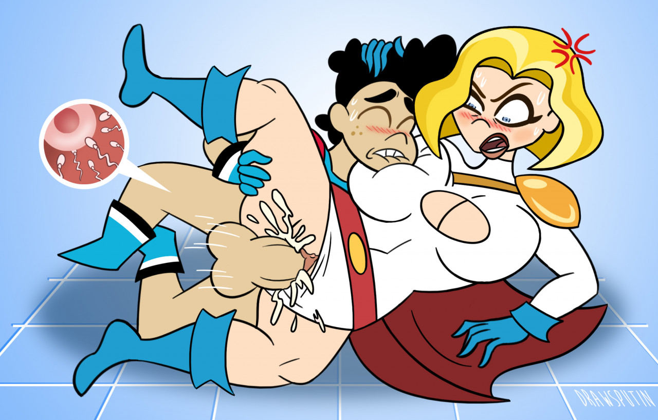 Power Girl Molests Garth Bernstein page 6 full