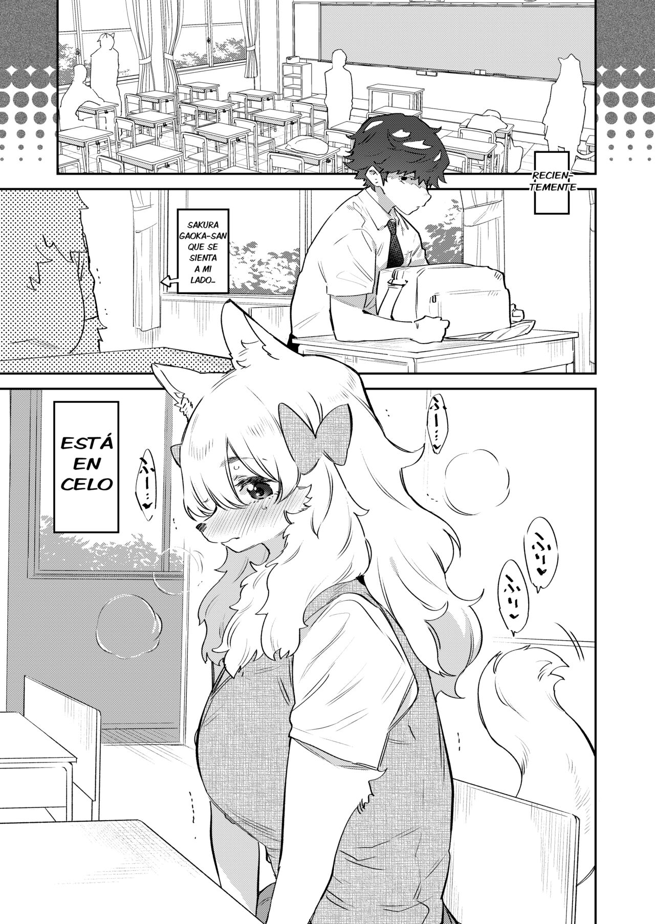 Doukyusei wa Hatsujouki | Mi Compañera de Clase está en Celo page 3 full