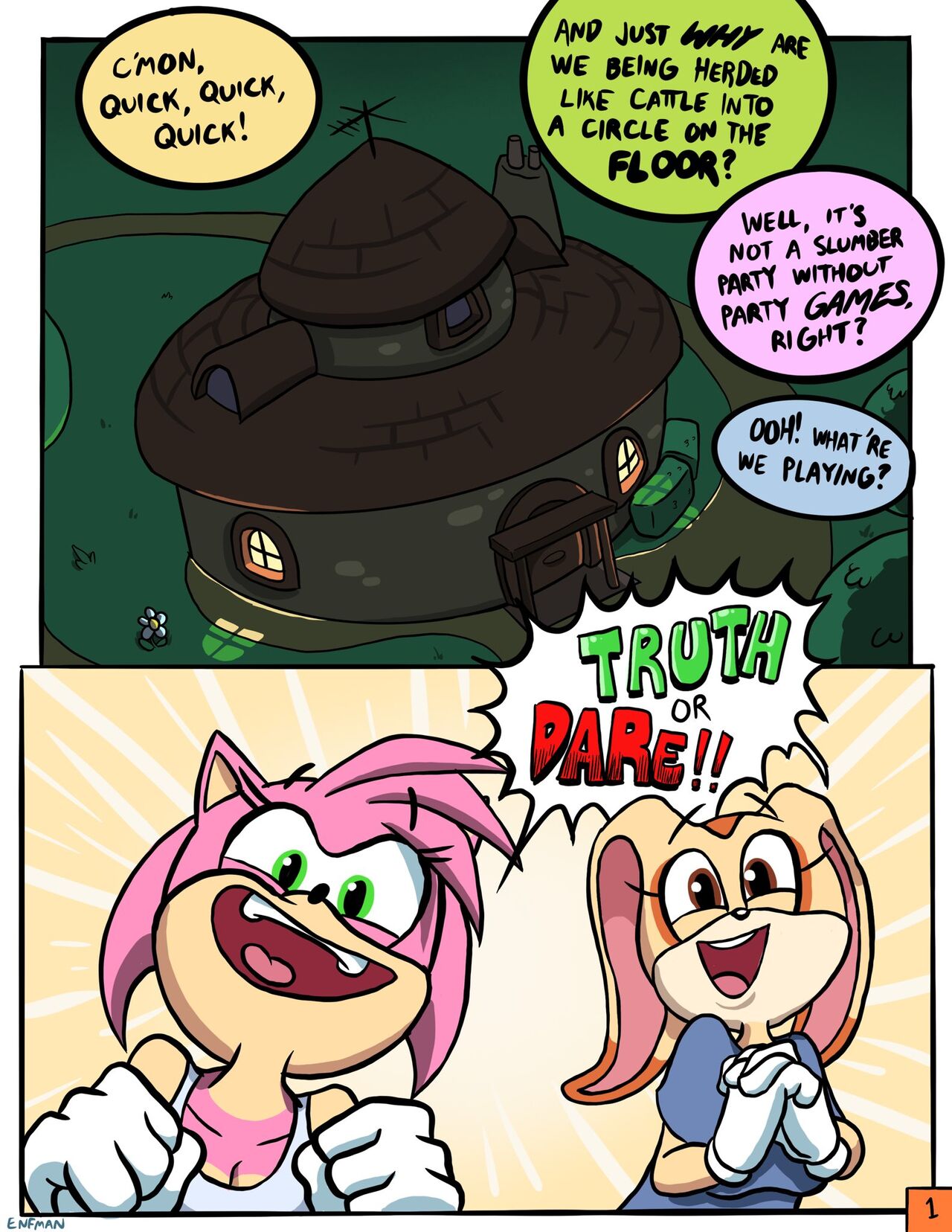 Oops! All Naked!  Ongoing page 2 full