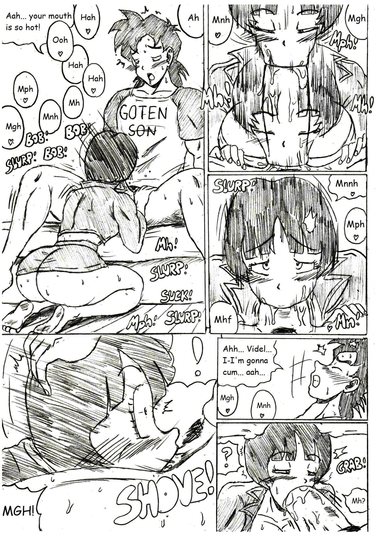 DRAGONBALL NTR 12 - The Younger Model - Adult Goten X Videl - Complete page 8 full