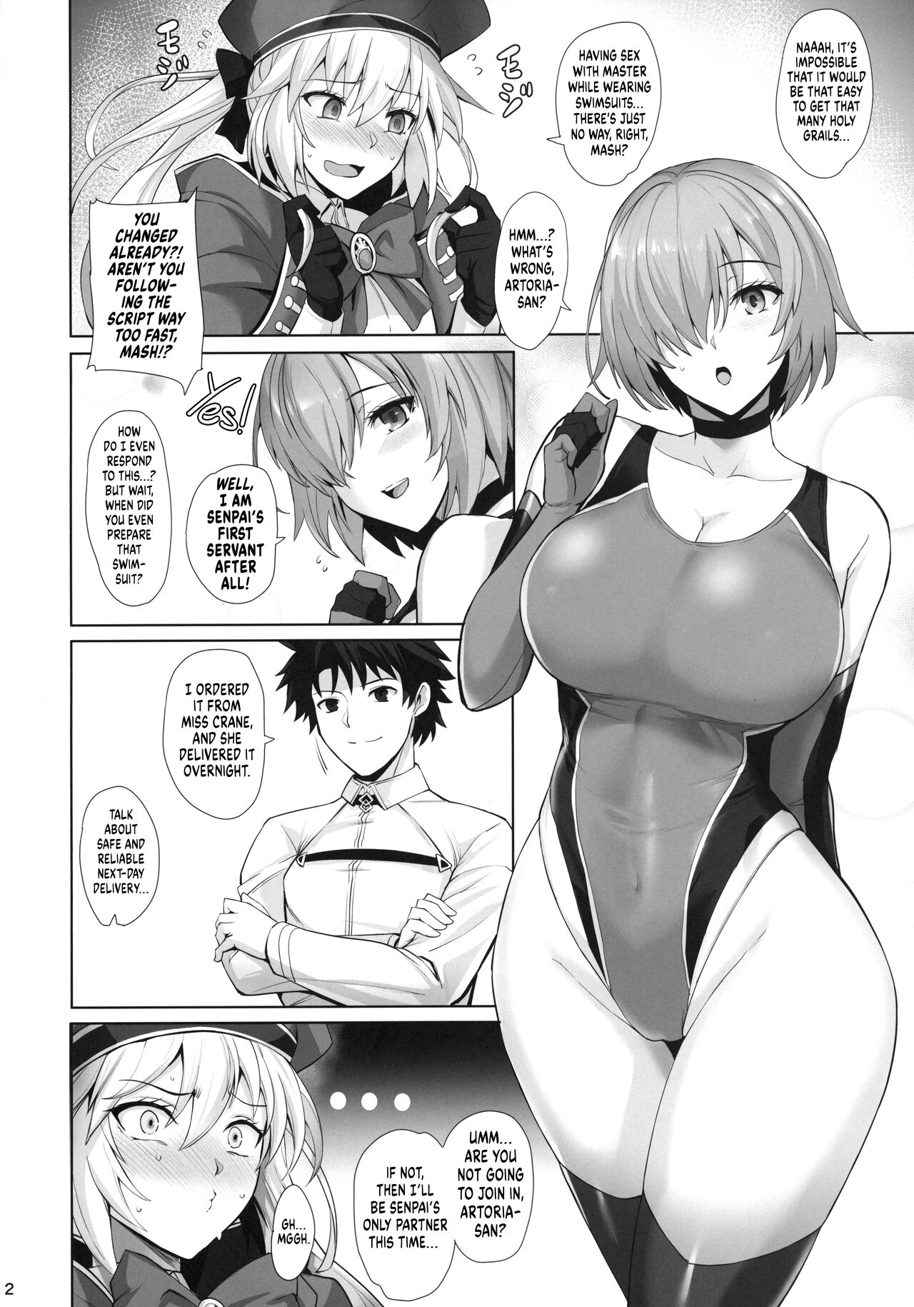 Kyouei Tokusei no Servant to 2 | Servants With The Swimsuit Trait 2 page 4 full