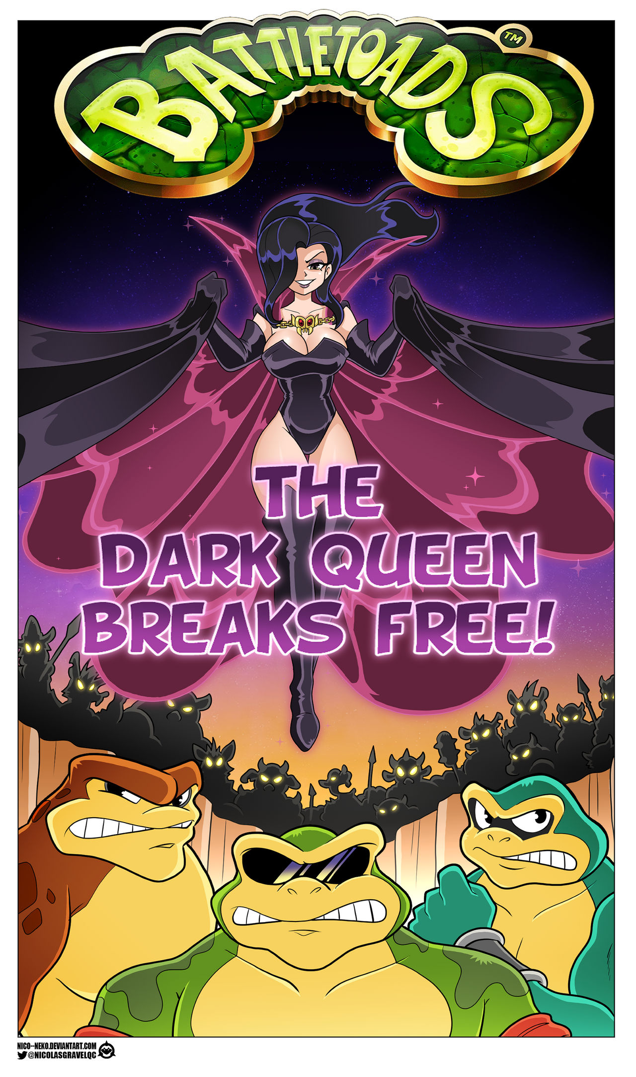 The Dark Queen Breaks Free page 1 full