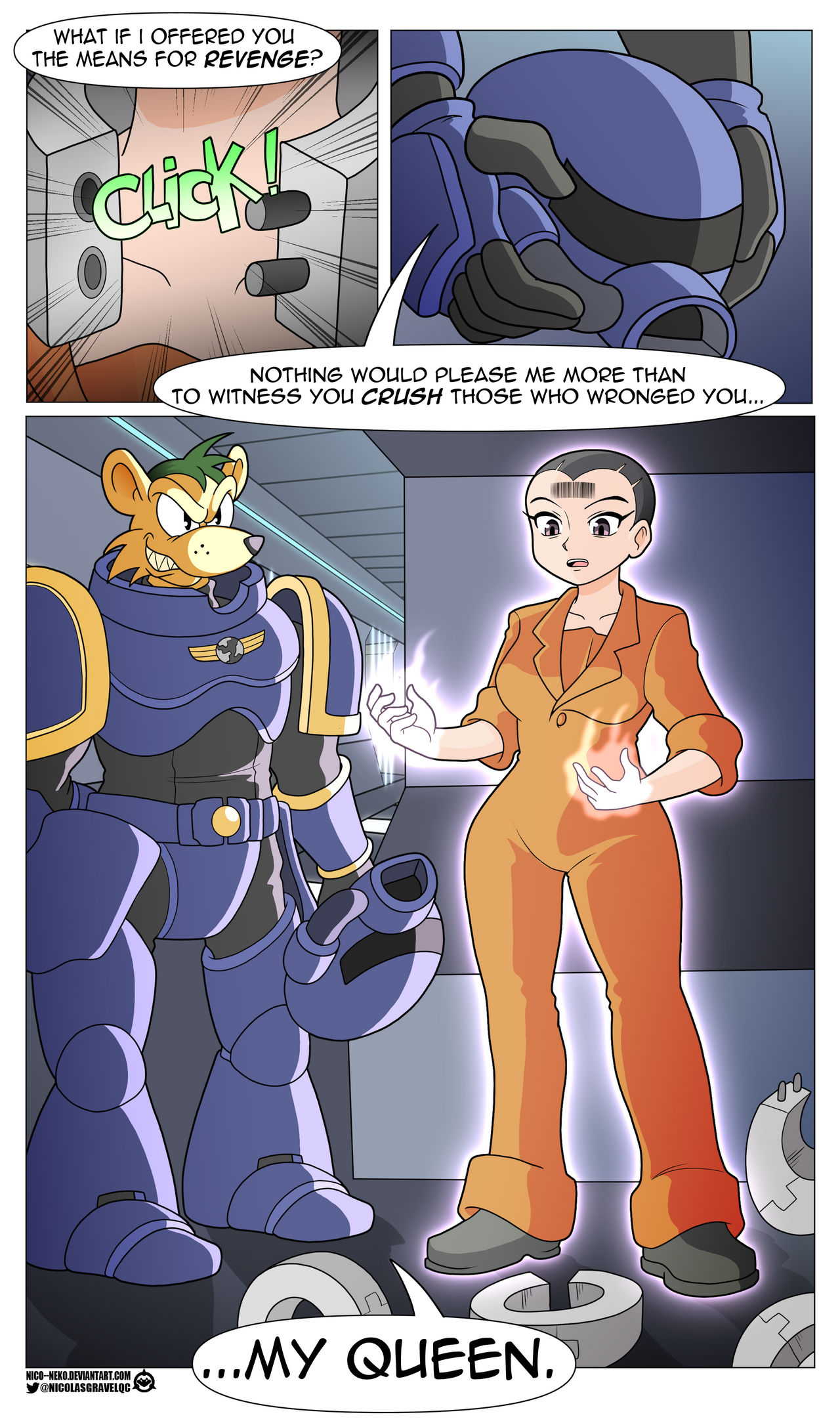 The Dark Queen Breaks Free page 4 full