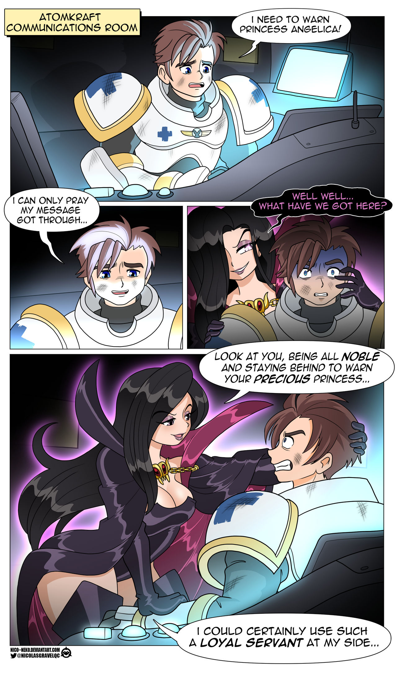 The Dark Queen Breaks Free page 8 full