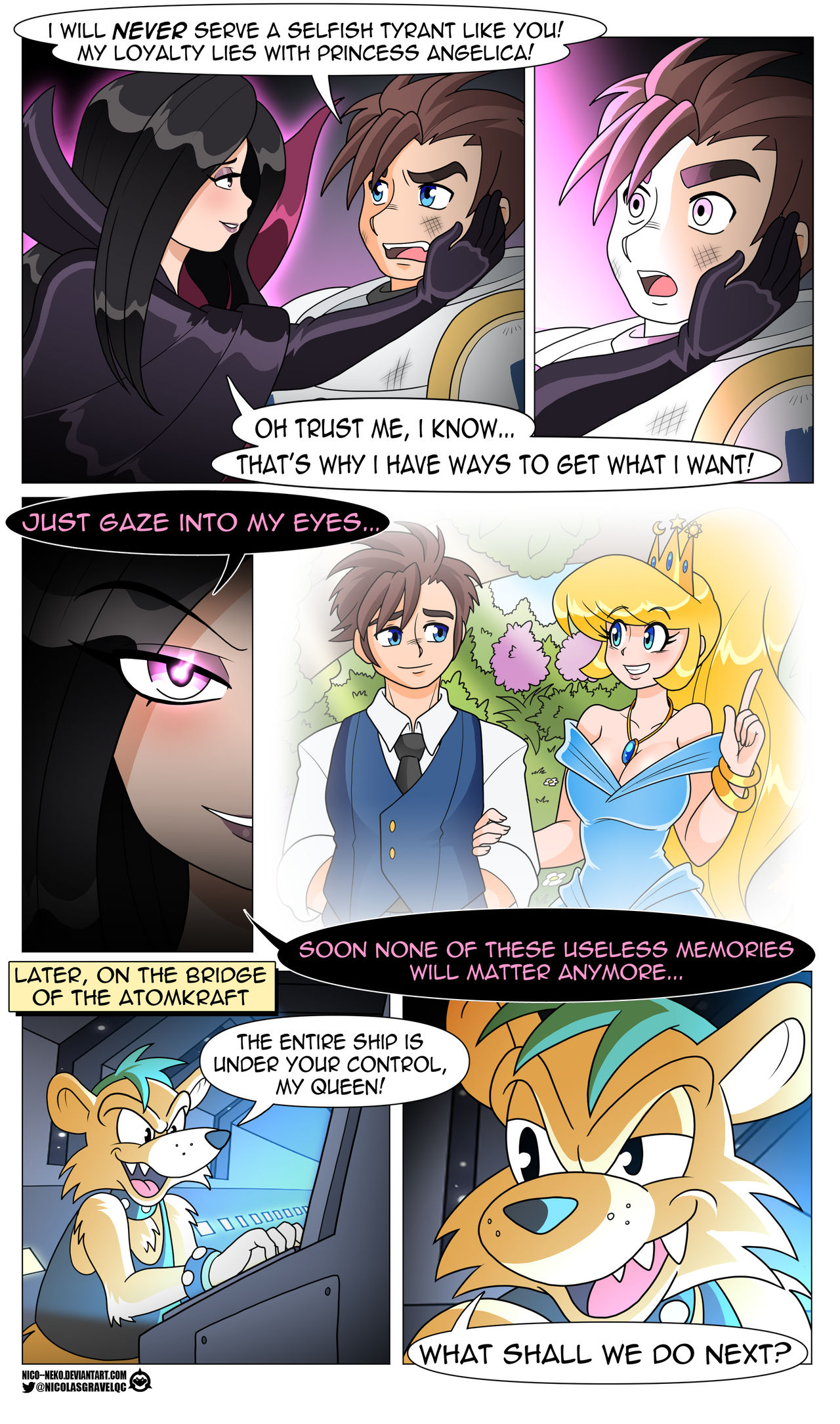 The Dark Queen Breaks Free page 9 full
