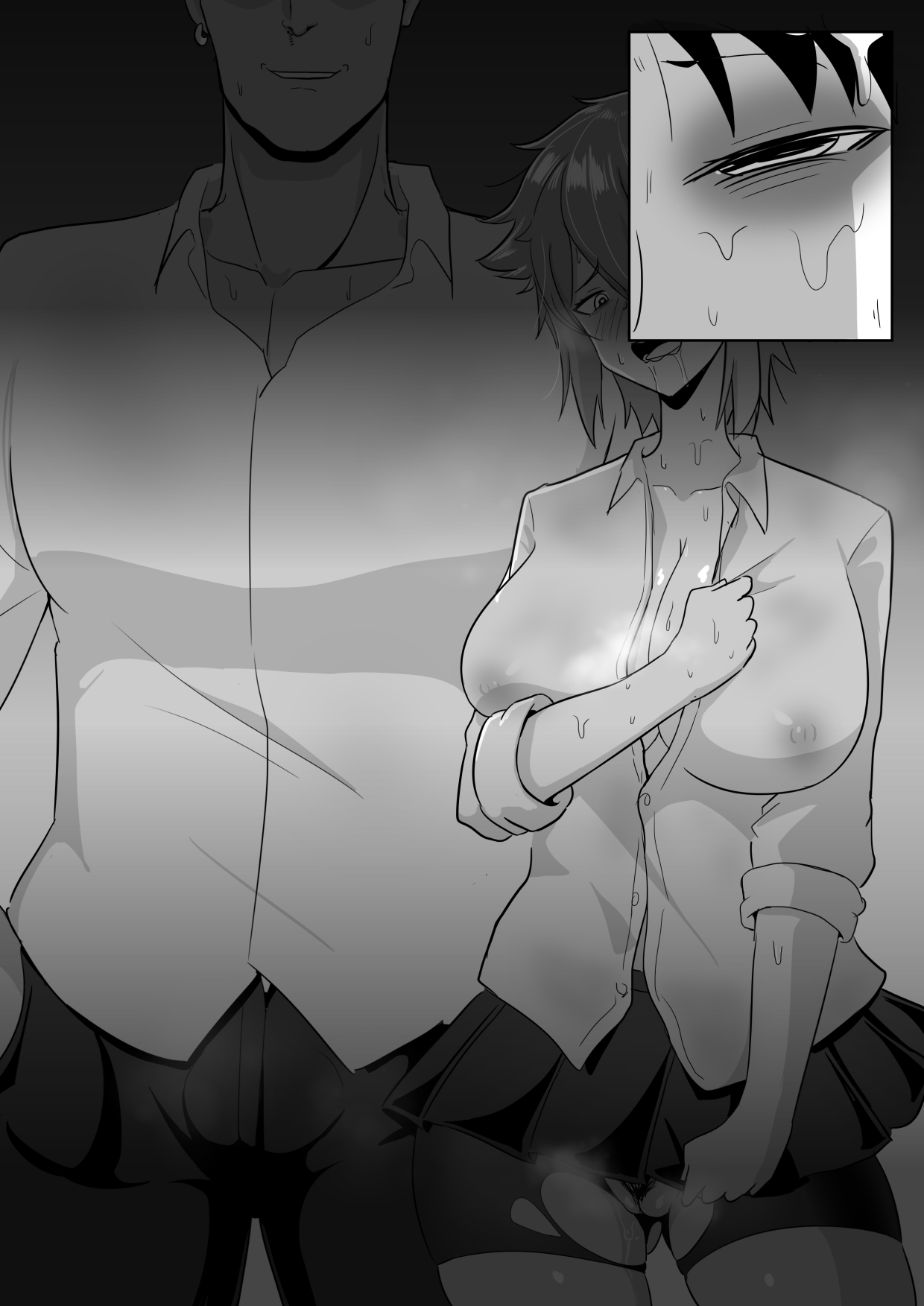 Tomo-chan ga Onnanoko ni wa Dekinai koto ni Te o Dasu Hanashi. | Una historia sobre Tomo-chan haciendo cosas que las chicas no pueden hacer. page 8 full
