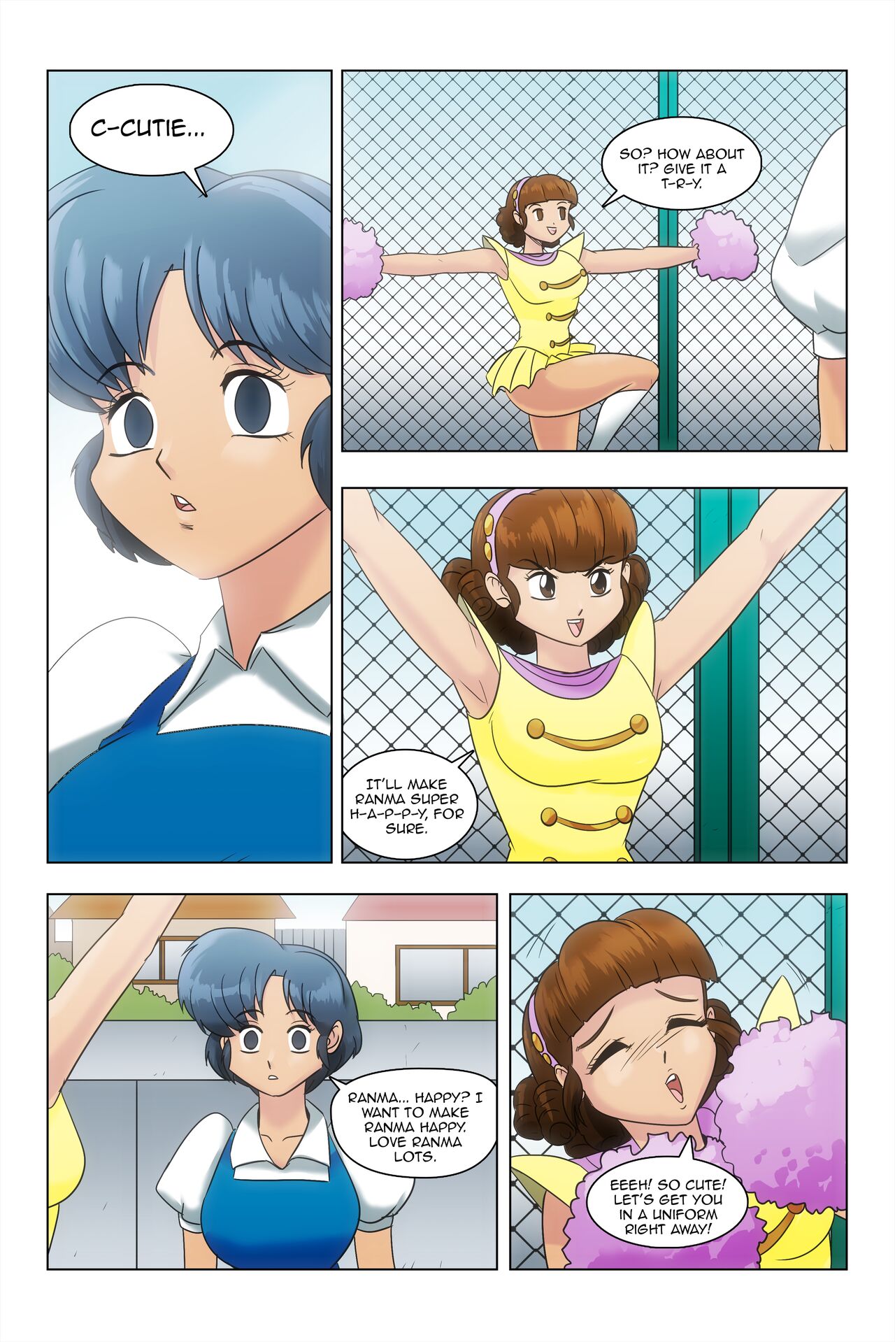 Ranma 1/2 Mariko's New Team page 4 full