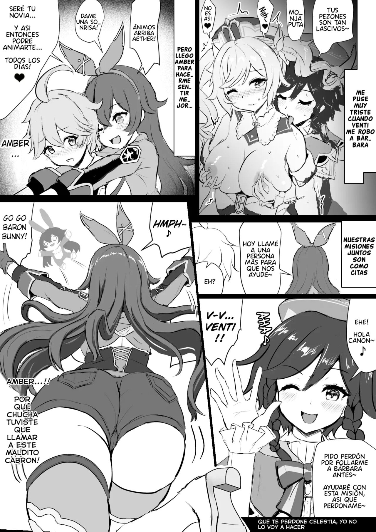 Amber ga Venti ni Netorareru Hanashi | Amber Was Stolen Away from Me by Venti page 2 full