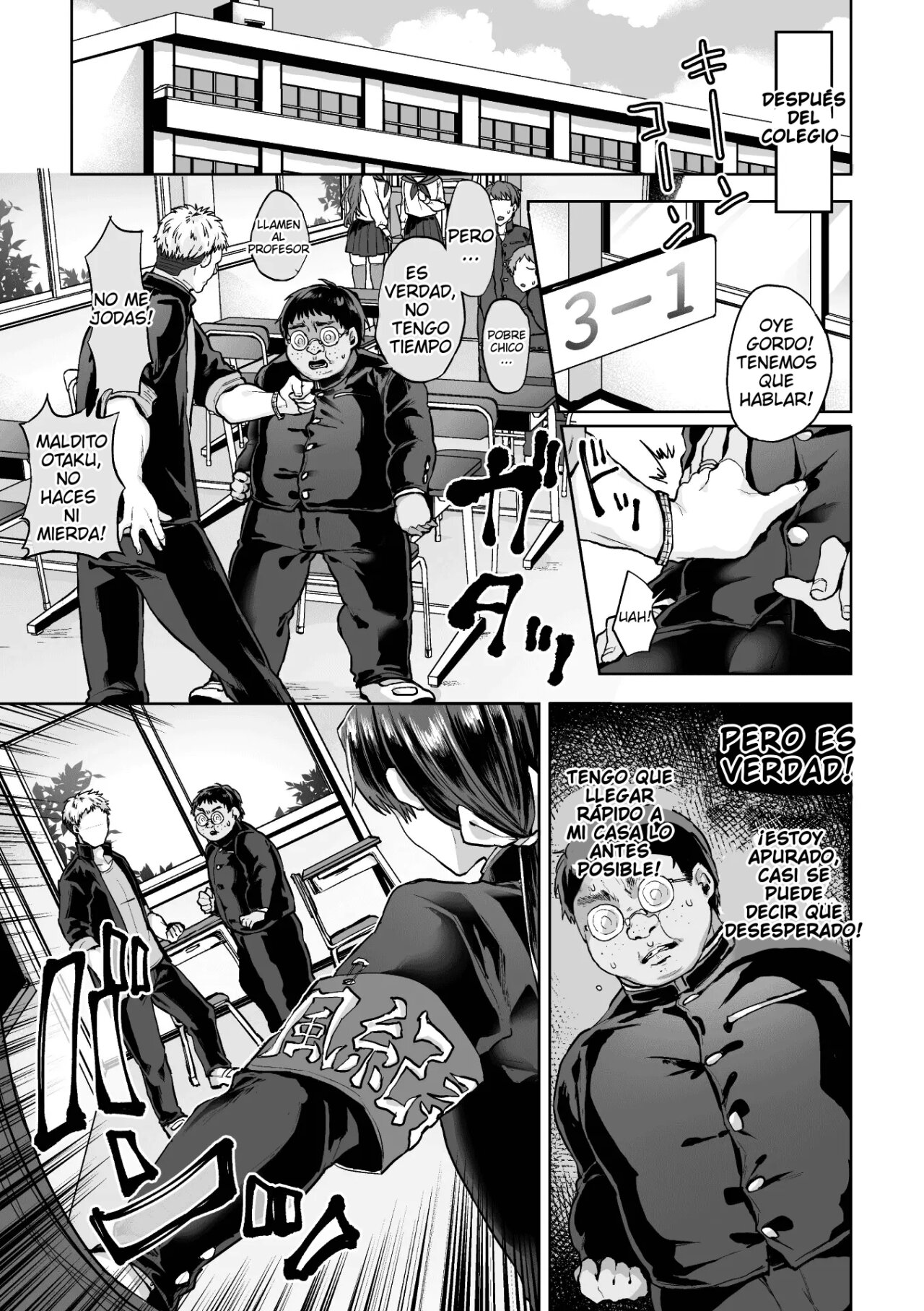 Zenkou Seito Akogare no Fuuki Iinchou ga Dosukebe Maso Datta no Daga!? Ch. 2 page 1 full