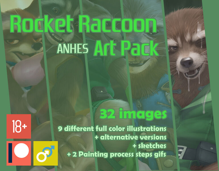 Rocket-Raccoon - ArtPack page 1 full