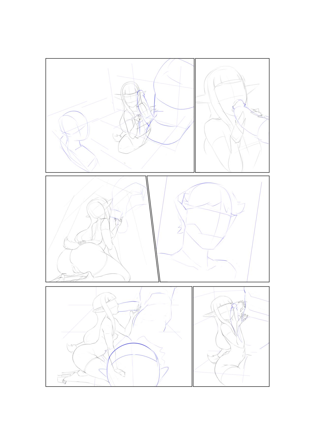 Unfinished Zelda Comic page 8 full