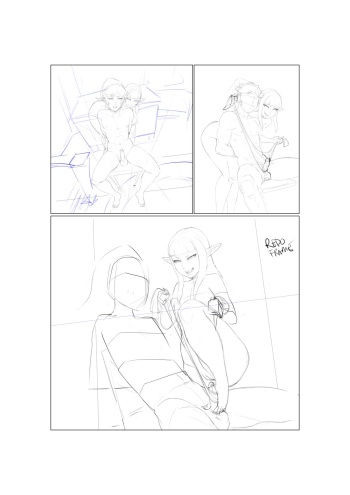 Unfinished Zelda Comic cover