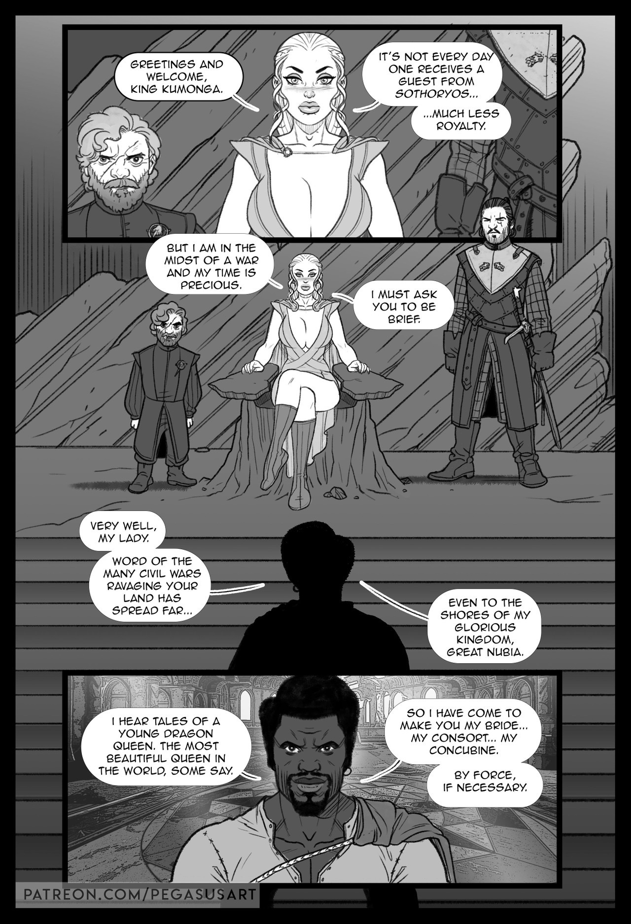 Game of Thrones - BLACKED 1 - Daenerys Dominated page 2 full
