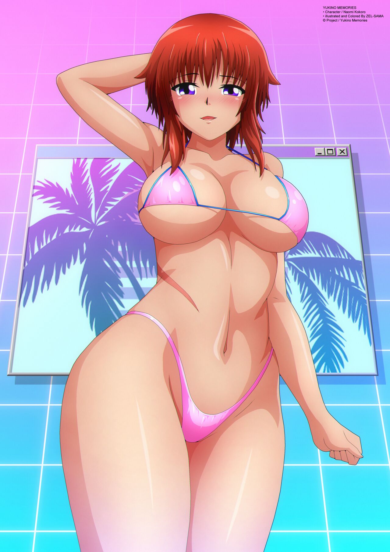 Yukino Memories Vaporwave theme page 10 full