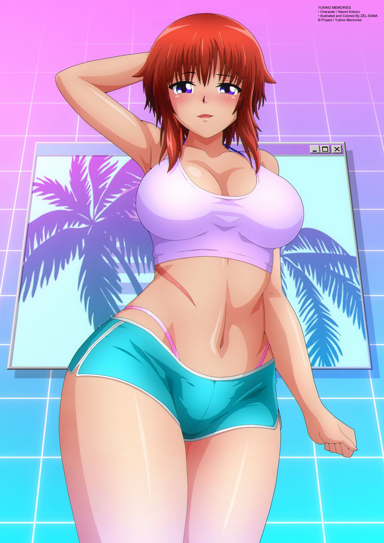 Yukino Memories Vaporwave theme page 9 full