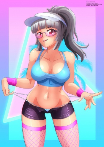 Yukino Memories Vaporwave theme cover