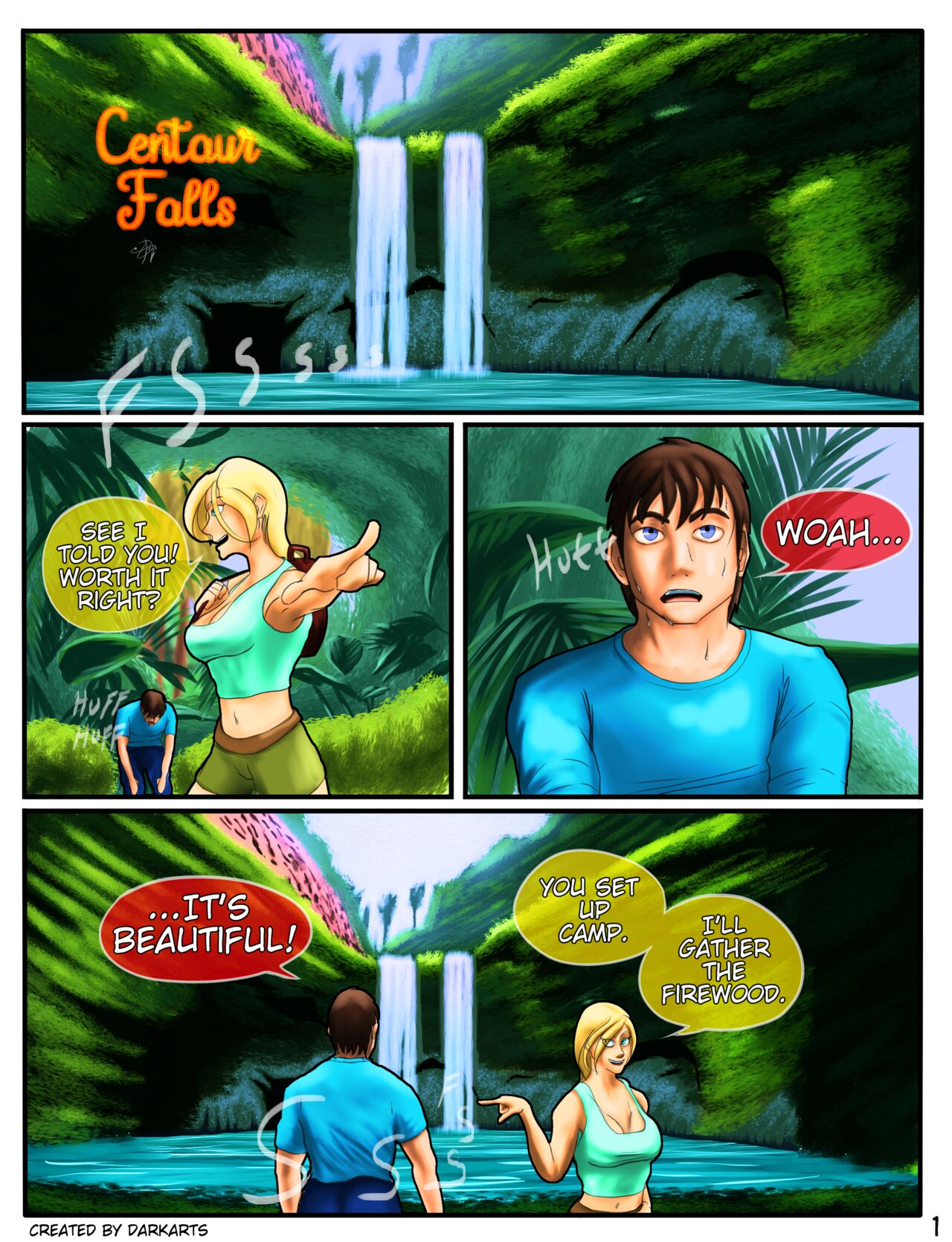 Centaur Falls page 1 full