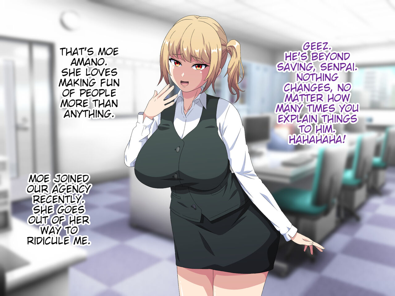 Ore o Mikudashita OL-tachi ga Sando no Meshi yori Chinpo ga Suki na Gohoushi Fella Dorei e to Kawaru Saimin Jikan page 10 full