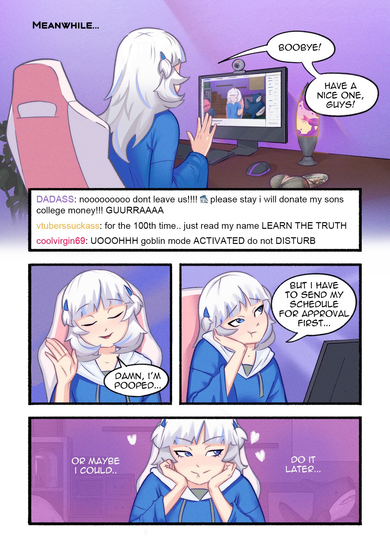 Gawr Gura Stream Routine page 3 full