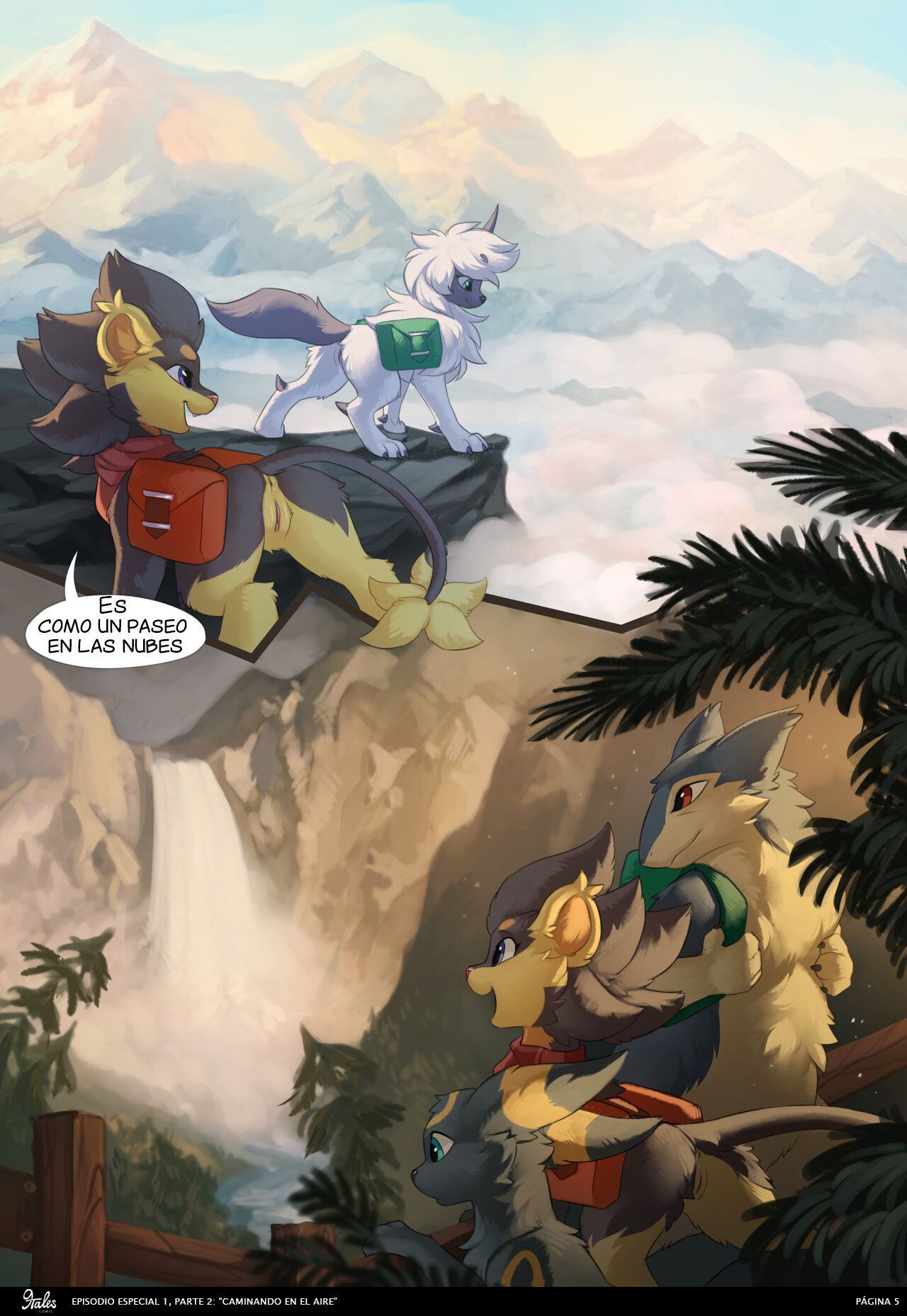 9Tales Episodio Especial 1, Parte 2 - Caminando en el Aire   Eevee 14 page 5 full