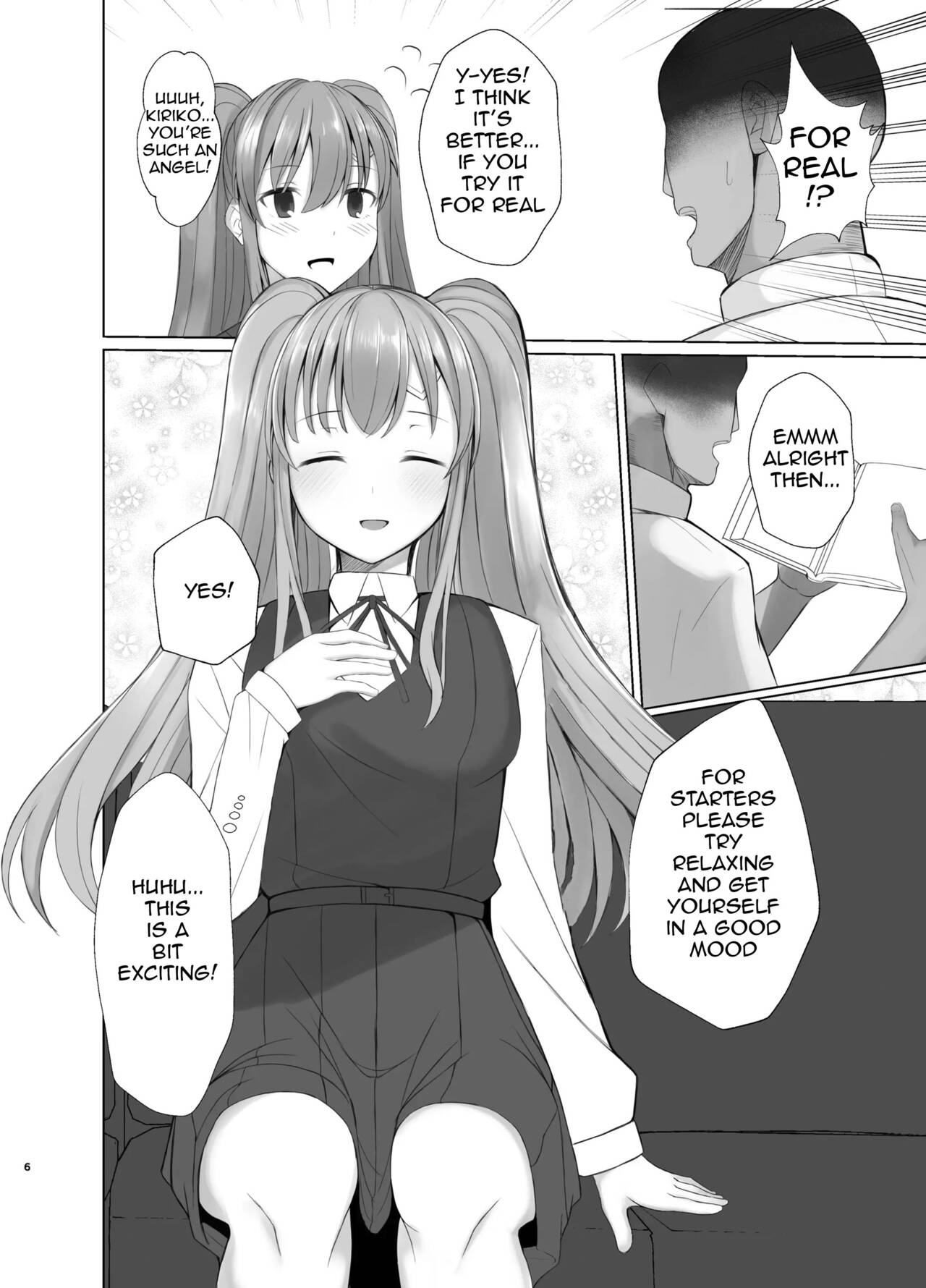 Kiriko ni Saimin de Iryou Koui to Shoushite Ecchi na Koto o suru Hon | A book about casting hypnosis on Kiriko to make her do lewd stuff as medical treatment page 5 full