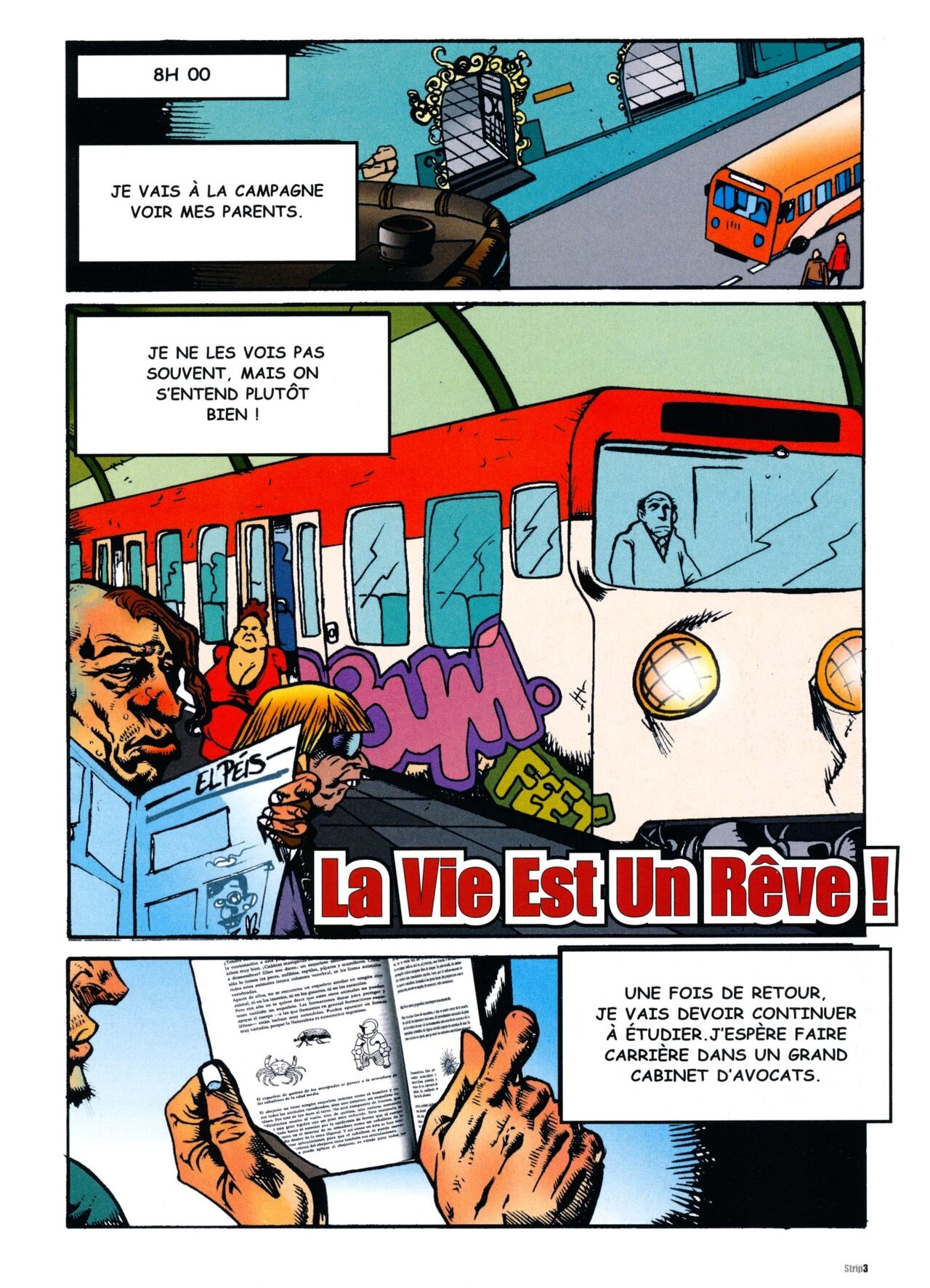 STRIP La bande dessinée xxx N°1 page 3 full
