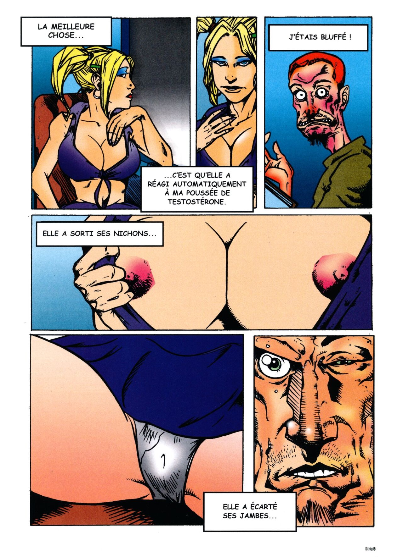 STRIP La bande dessinée xxx N°1 page 5 full