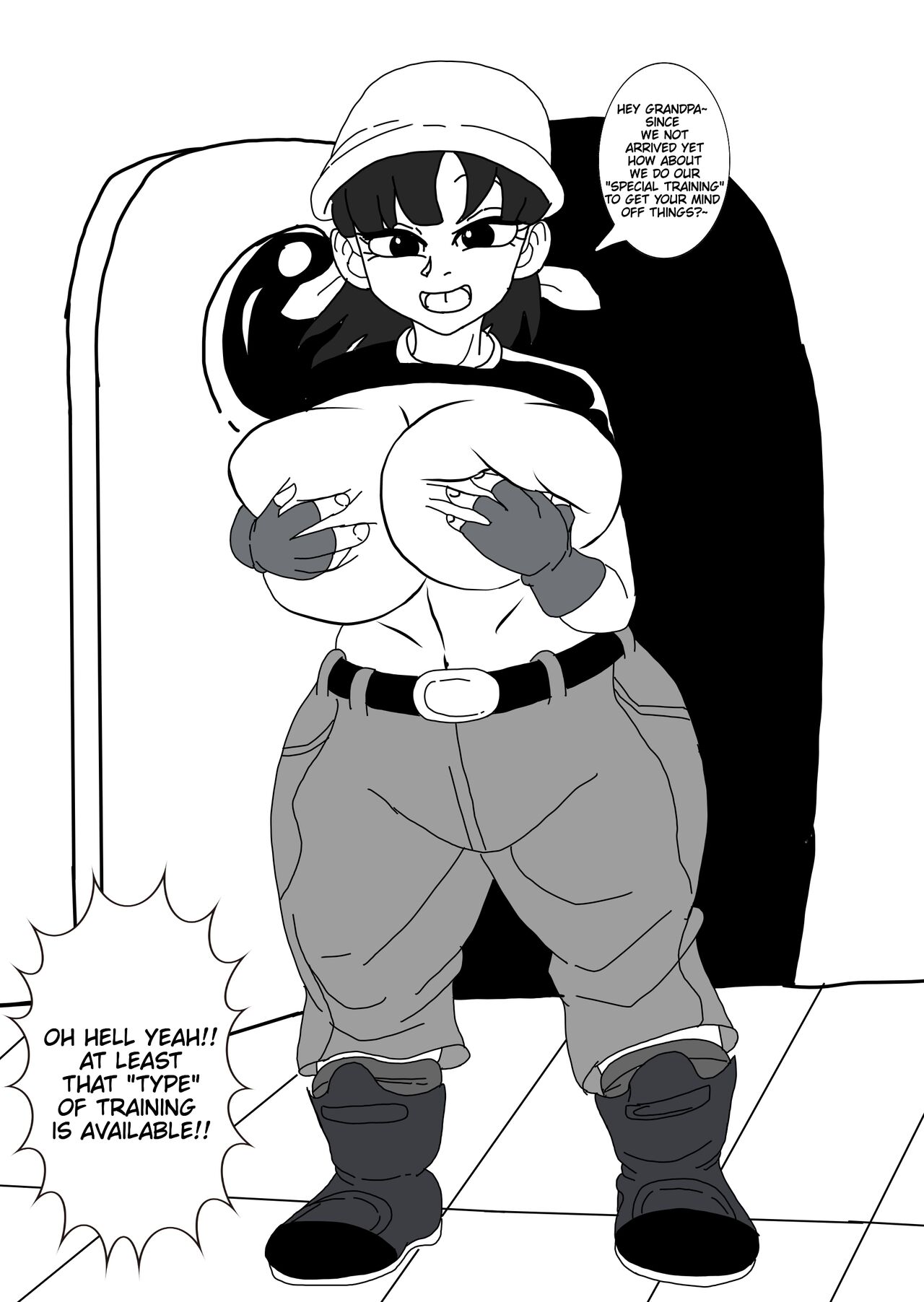 Adult Pan x Son Goku page 2 full