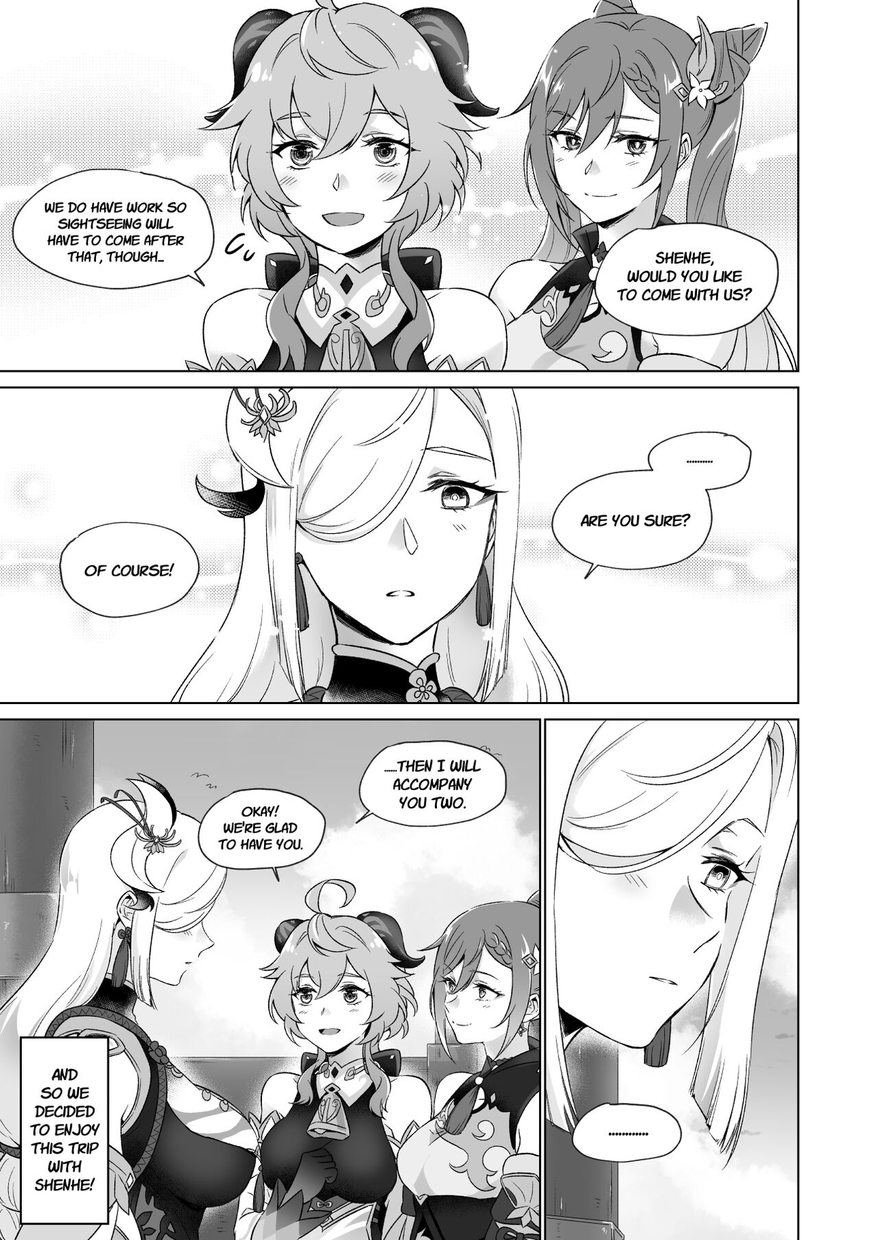 Liyue-shiki Dousei Seikou Ryouhou | Liyuesbian Remedial Sex page 10 full