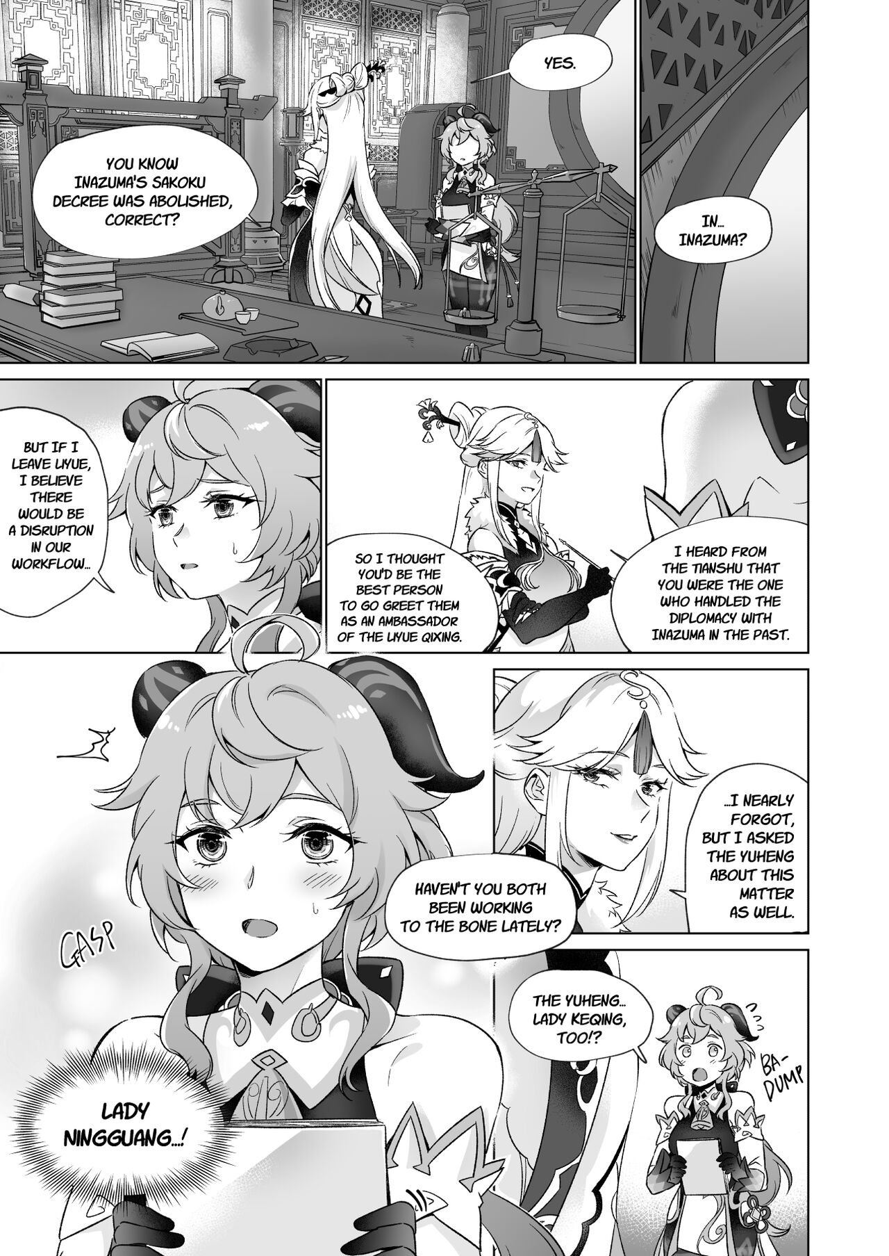 Liyue-shiki Dousei Seikou Ryouhou | Liyuesbian Remedial Sex page 4 full