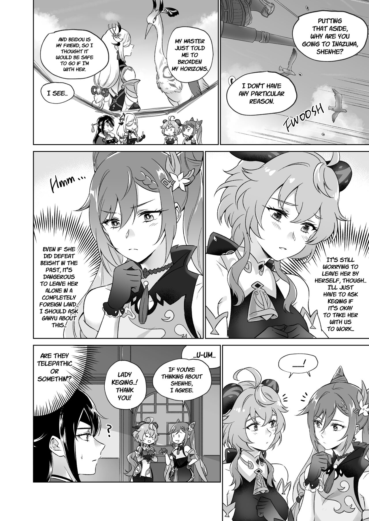 Liyue-shiki Dousei Seikou Ryouhou | Liyuesbian Remedial Sex page 9 full
