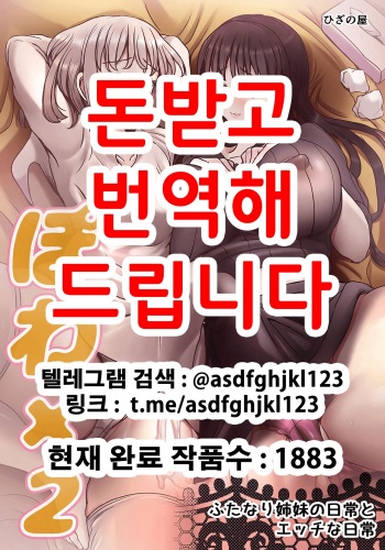 Powa x2 Futanari Shimai no Nichijou to Ecchi na Nichihou | 보송보송 후타나리 자매의 일상과 음란한 일상 cover