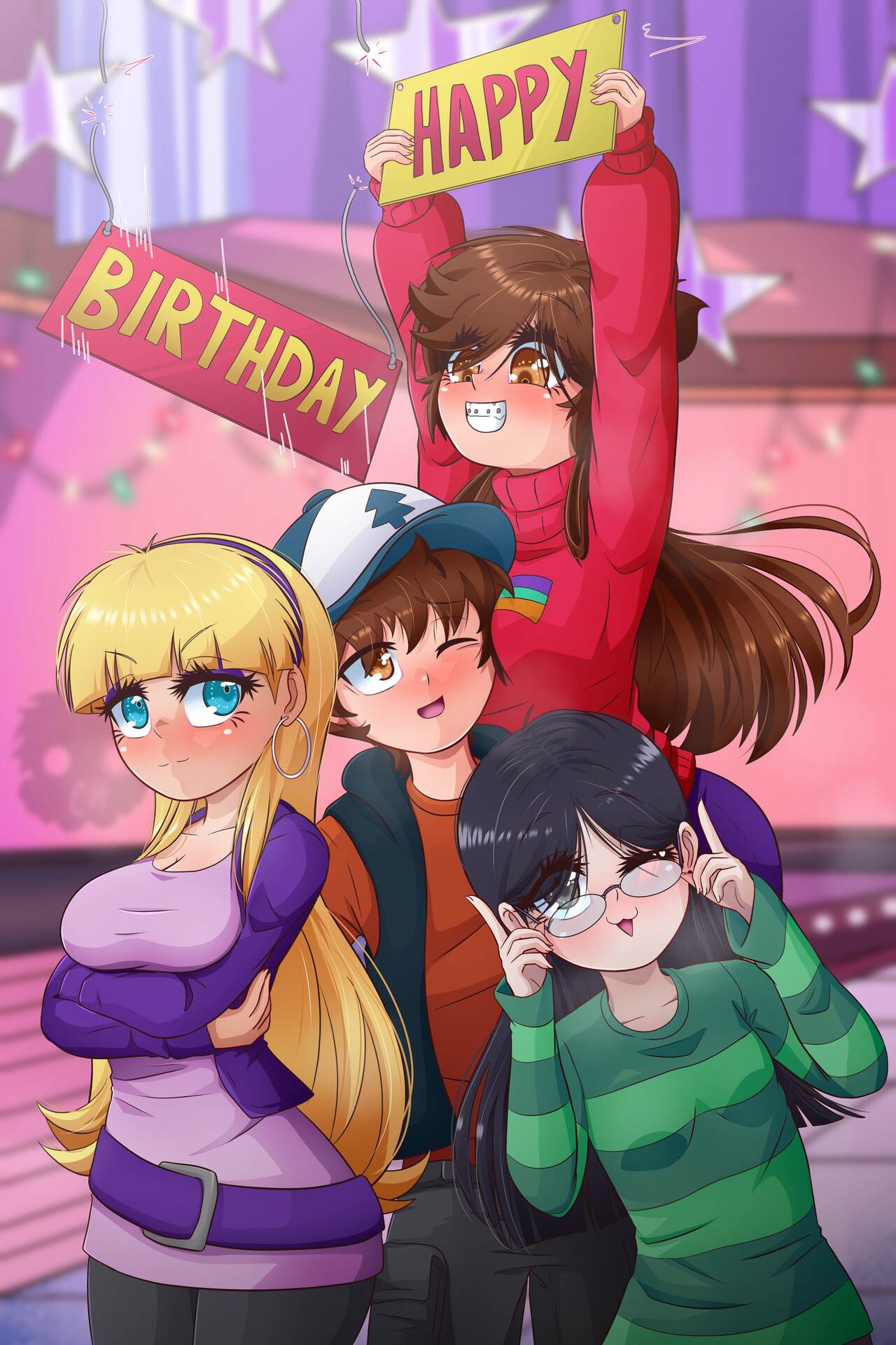 Birthday Pines page 1 full