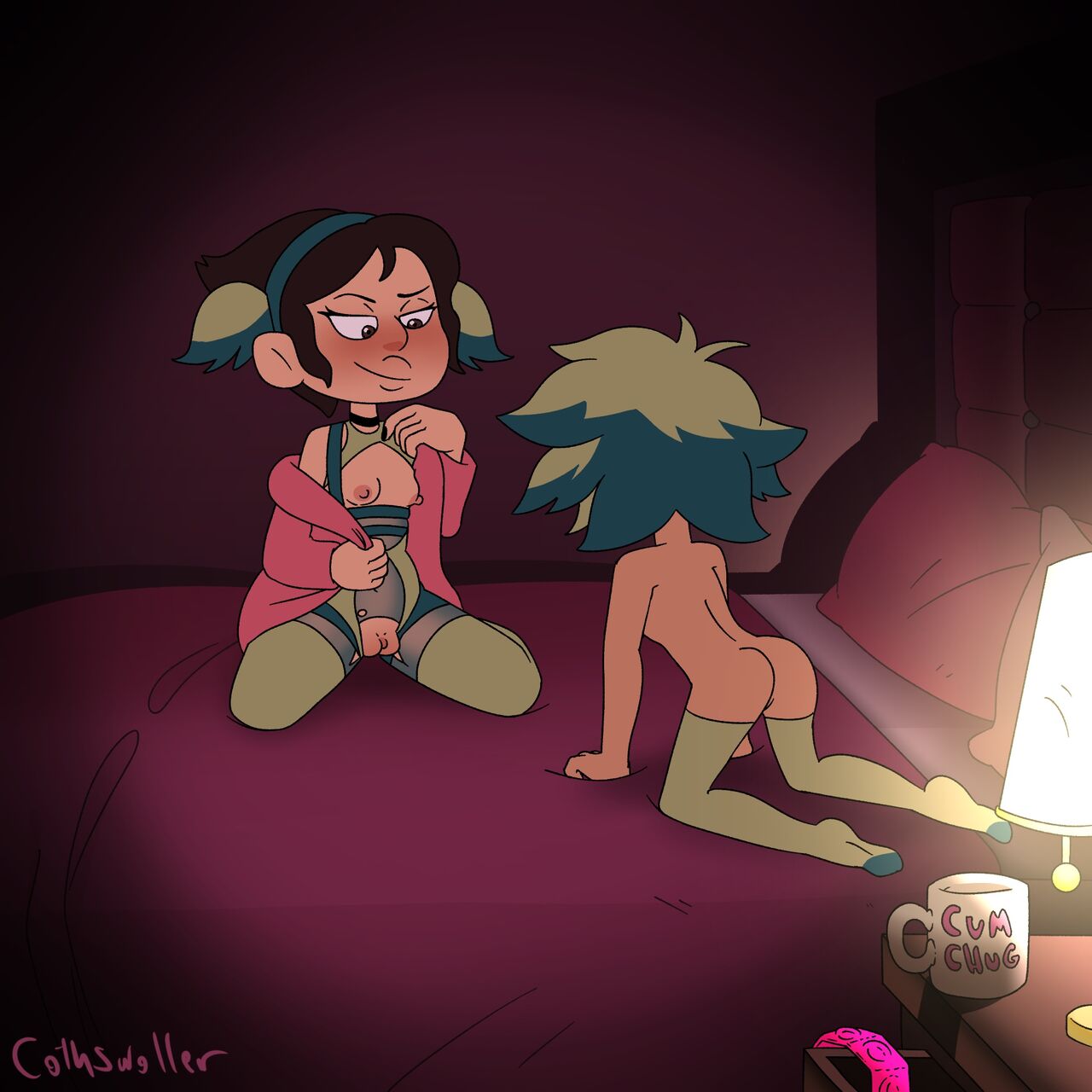 Vee and Masha's Valentine's Night page 1 full