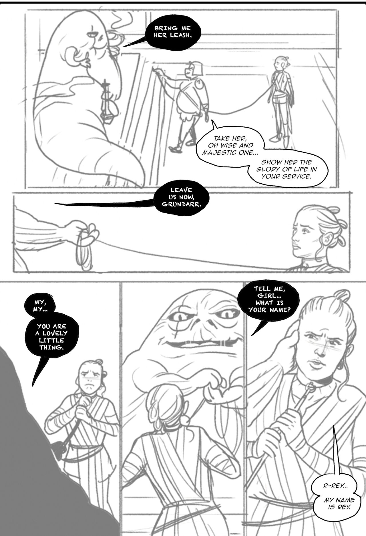 Rey: Slave of the Hutt page 7 full