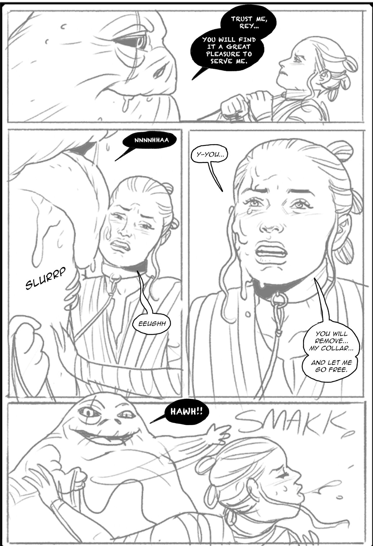 Rey: Slave of the Hutt page 8 full