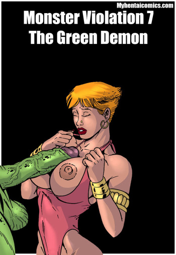 Freire - Monster violation 7 - The green demon - French cover
