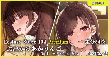 Ecstasy Stage 102 Premium Odekake Akaringo cover
