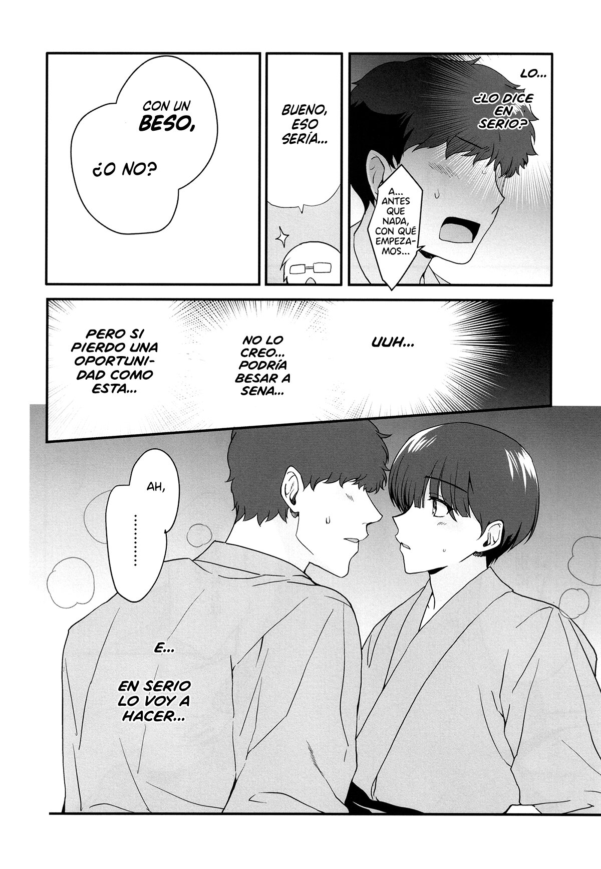 Otokonoko Sena ~ Mukashi no Doukyuusei to Saikai H ~ Shuugakuryokou no Yoru ni Naisho de Ikaseta Kawaii Doukyuusei to Saikai. Amari no Ero-sa ni Tomodachi mo Sasotte Rankou Shichaimashita page 7 full
