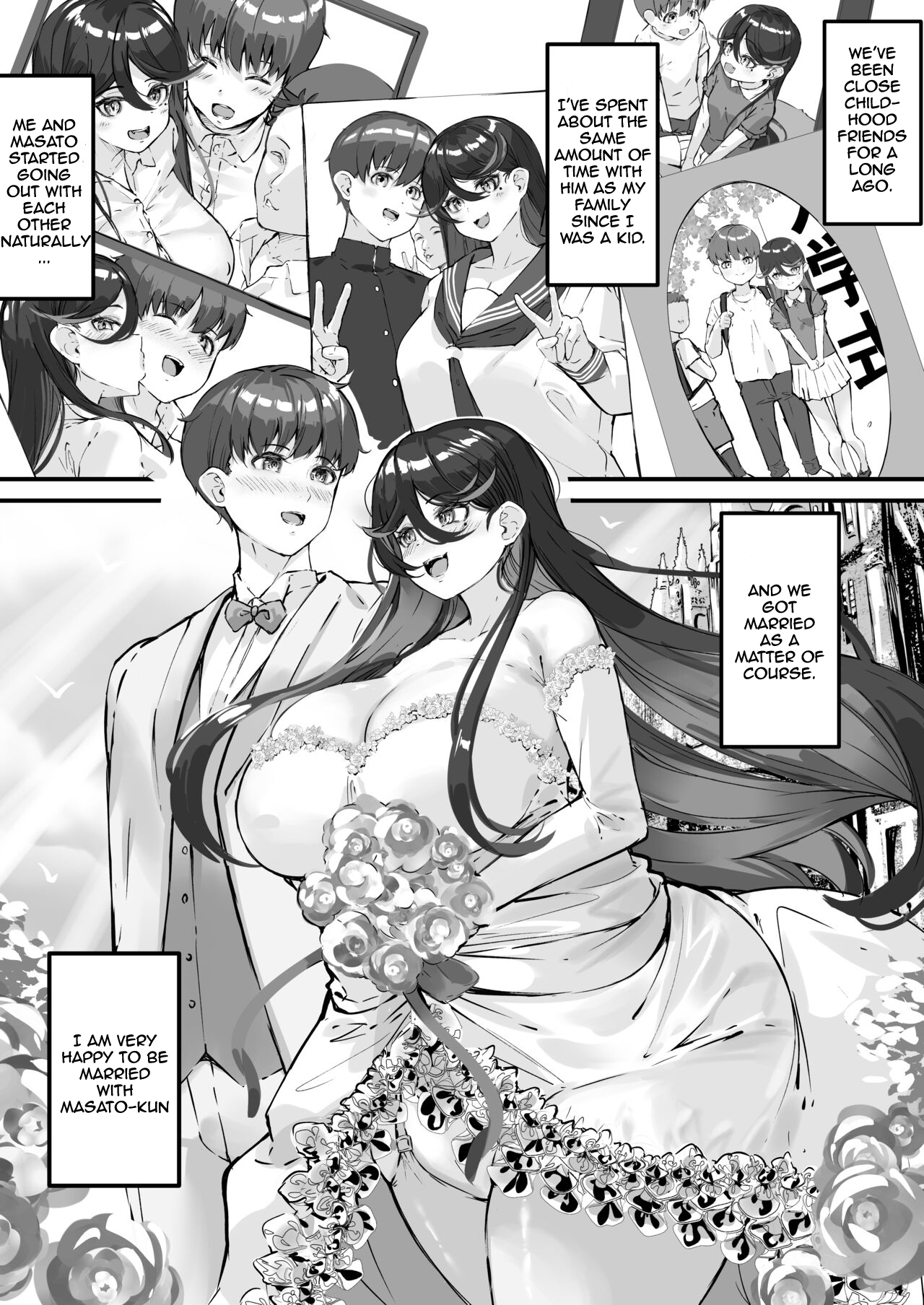 Netorare Tsuma Masato-kun Gomen ne... Watashi... Kare no SeFri ni Modorimasu | Cuckold Wife I'm Sorry Honey, I'm Going Back to My Sex Friend page 2 full
