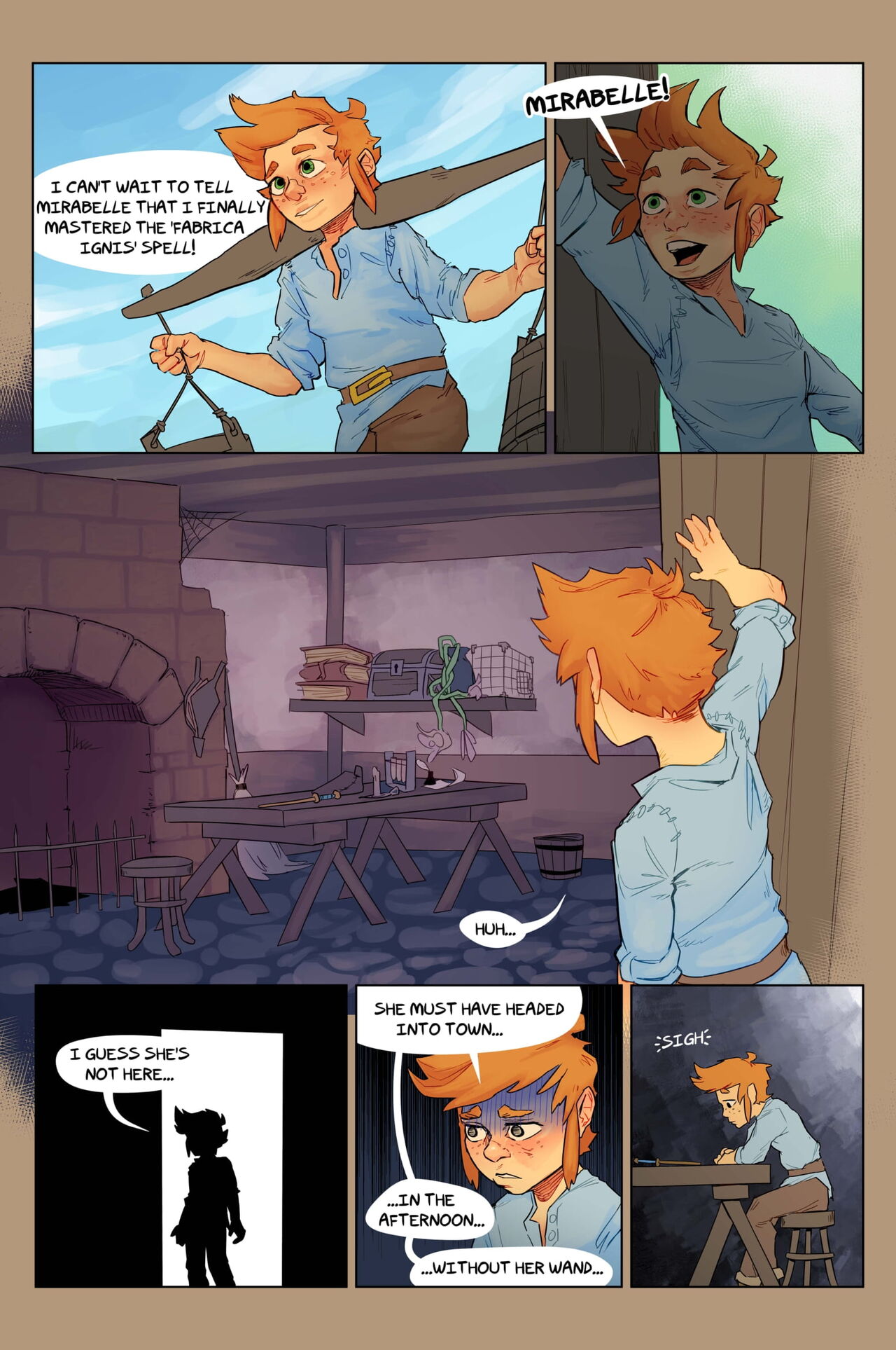 A Boy &amp; His Familiar | Ch.1: The Fool page 9 full