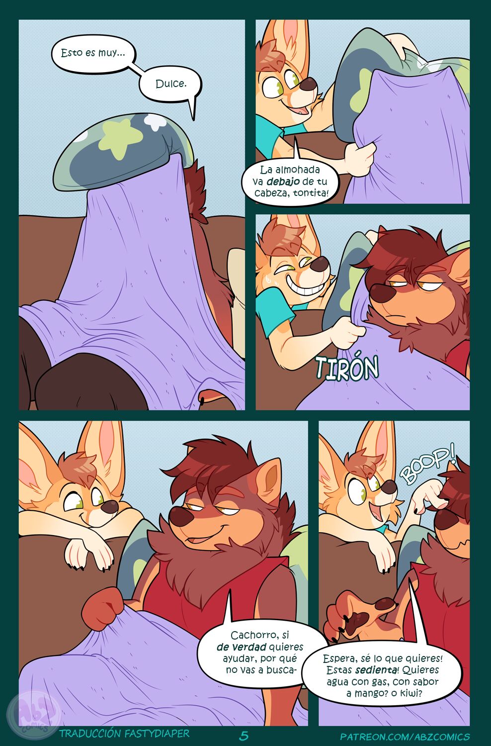 La Noche de Ash  ABDL +18 page 6 full