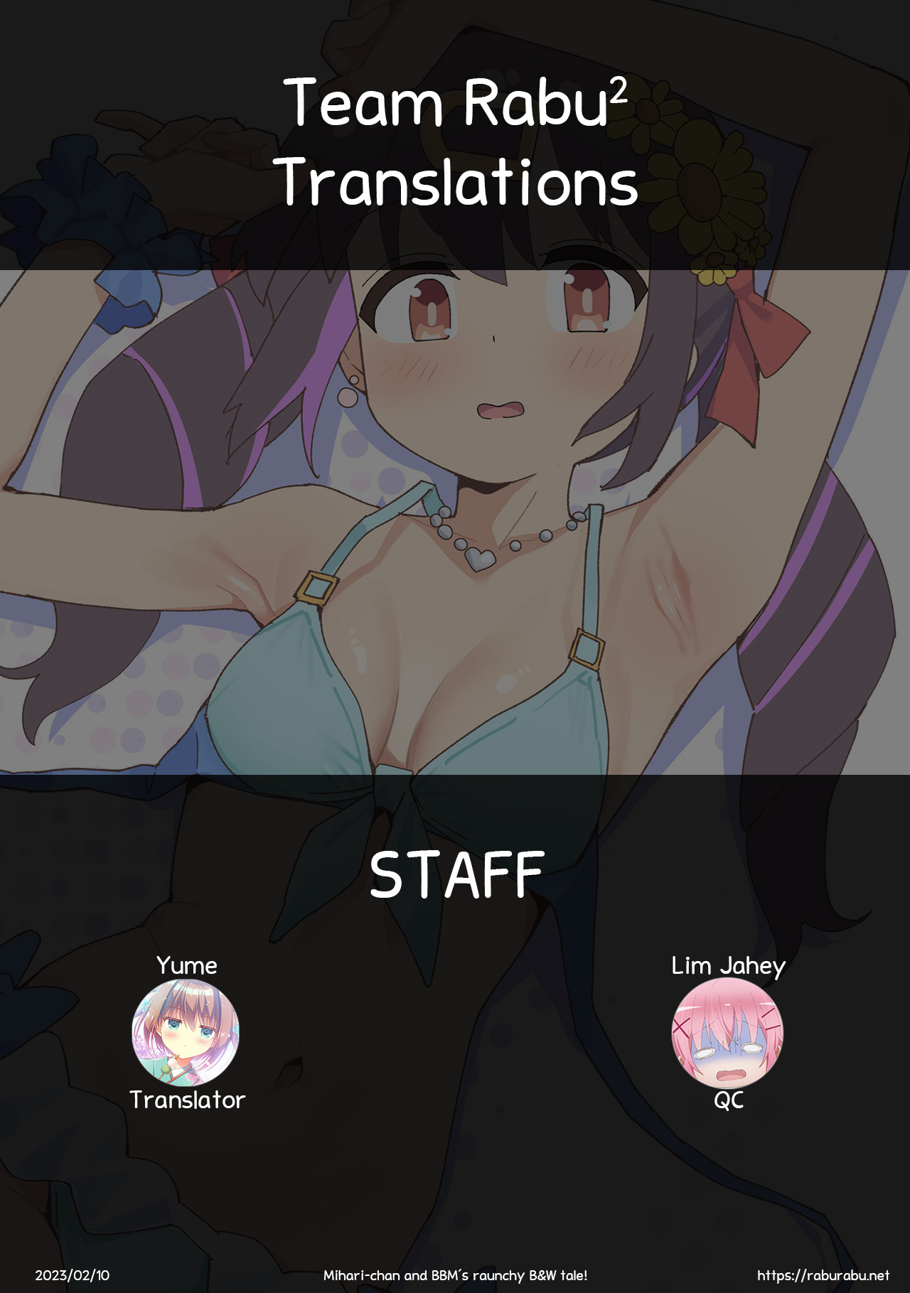Saimin Oji-san to Mihari-chan  | Mihari-chan and BBM's Raunchy B&amp;W Tale! page 9 full