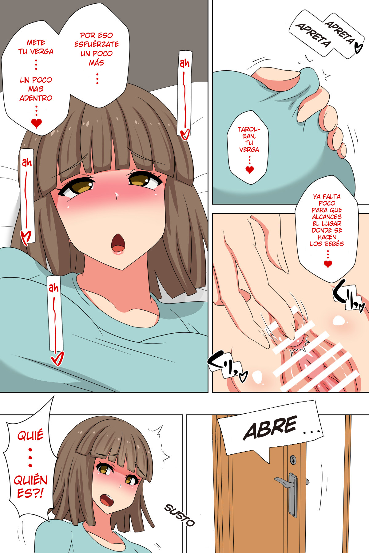 Futanari Gibo to Musuko no Yome, Hameru. page 5 full