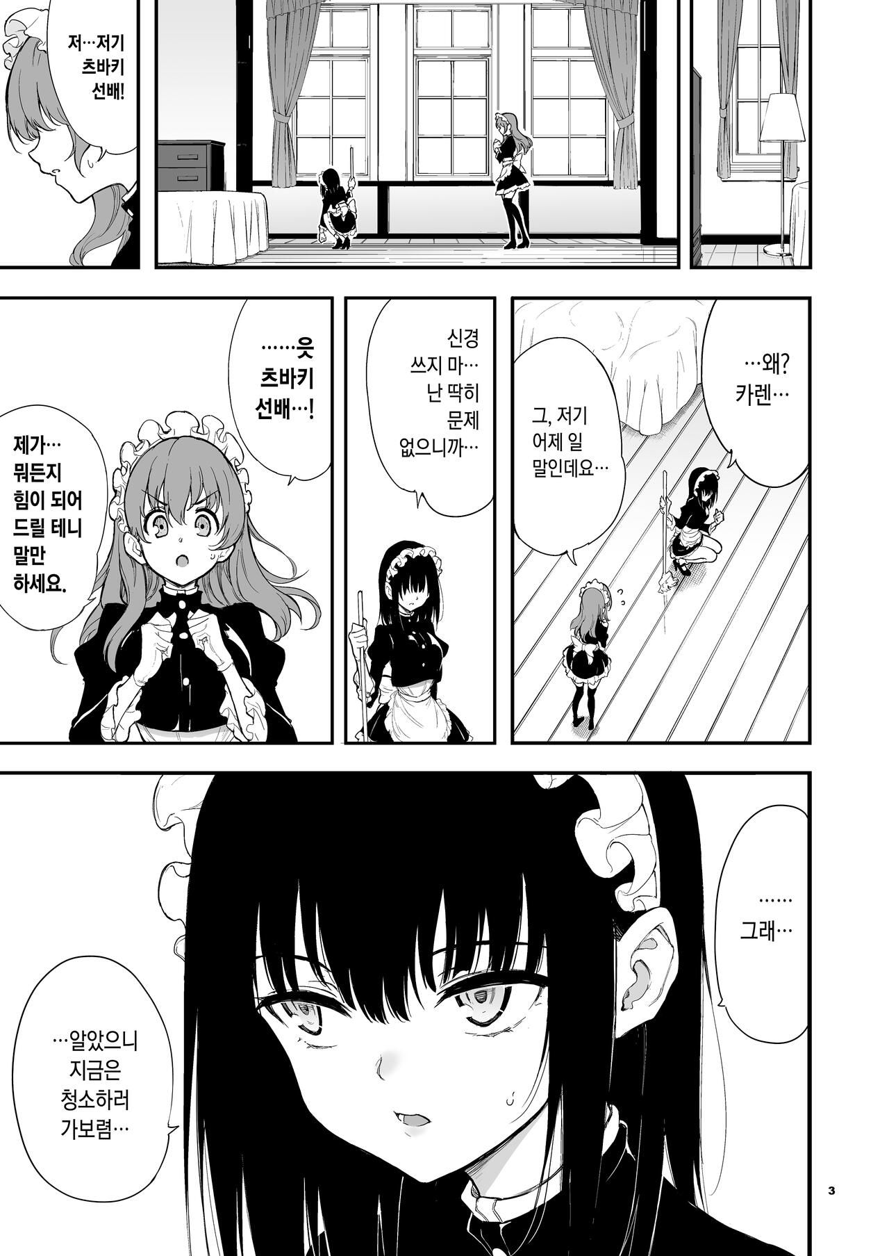 Maid Kyouiku. 4 -Botsuraku Kizoku Rurikawa Tsubaki- | 메이드 교육. 4 -몰락귀족 루리카와 츠바키- page 2 full
