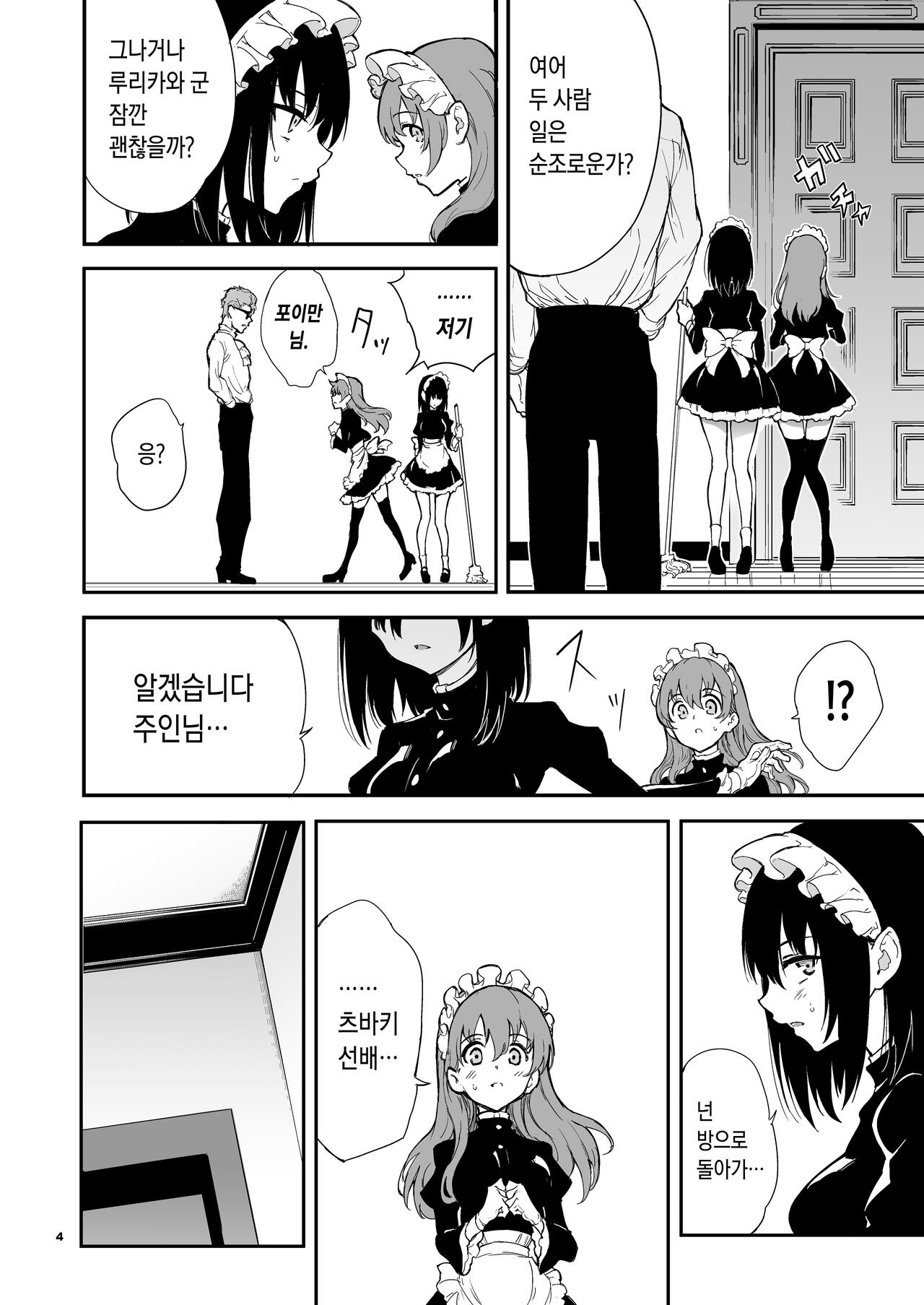 Maid Kyouiku. 4 -Botsuraku Kizoku Rurikawa Tsubaki- | 메이드 교육. 4 -몰락귀족 루리카와 츠바키- page 3 full