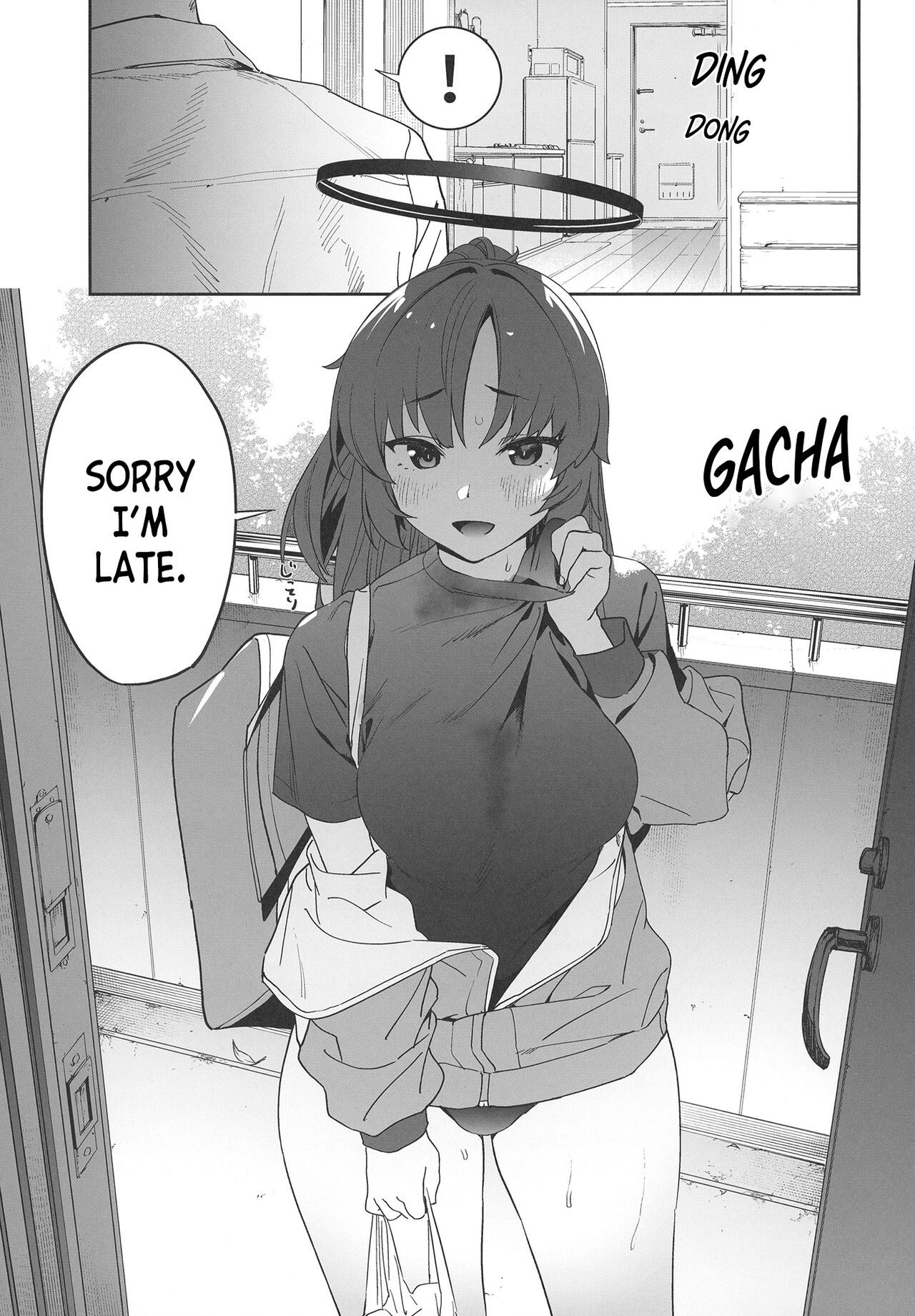 Shimi Ase Yuuka no Mure Momo Manko page 3 full
